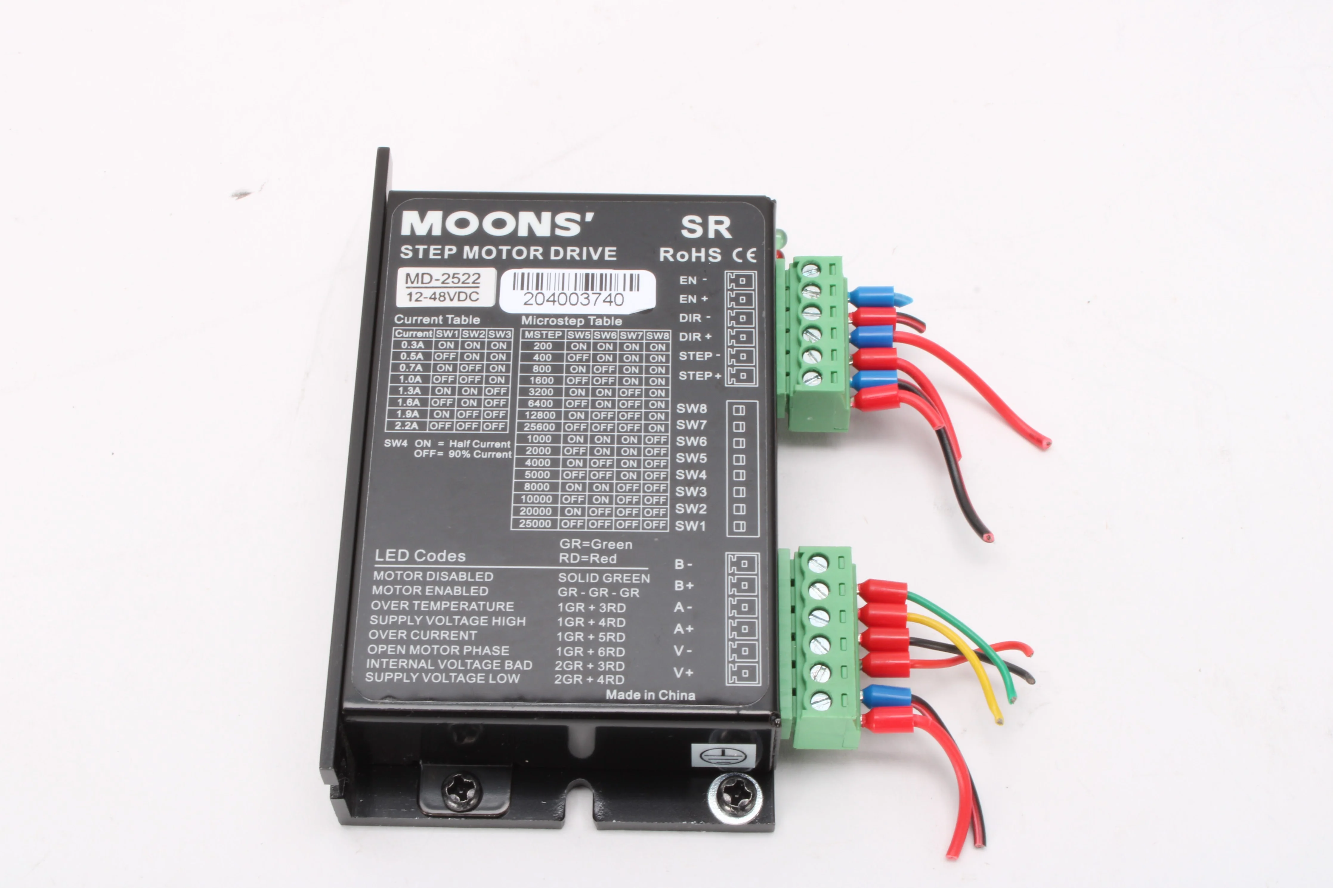 Moons MD-2522 CNC Digital Microstep Driver