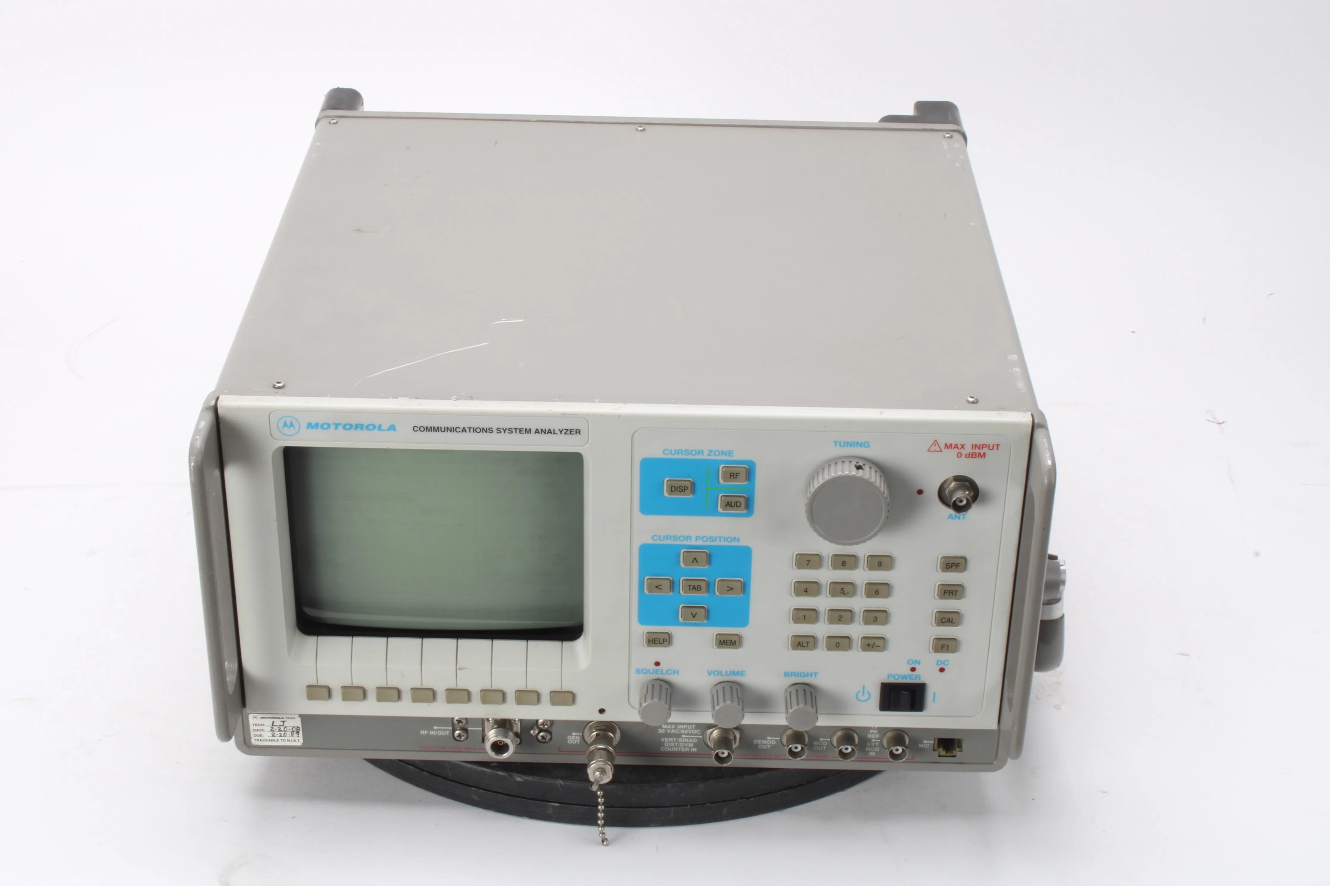 Motorola R2600CHS Communications System Analyzer - AS IS For Parts