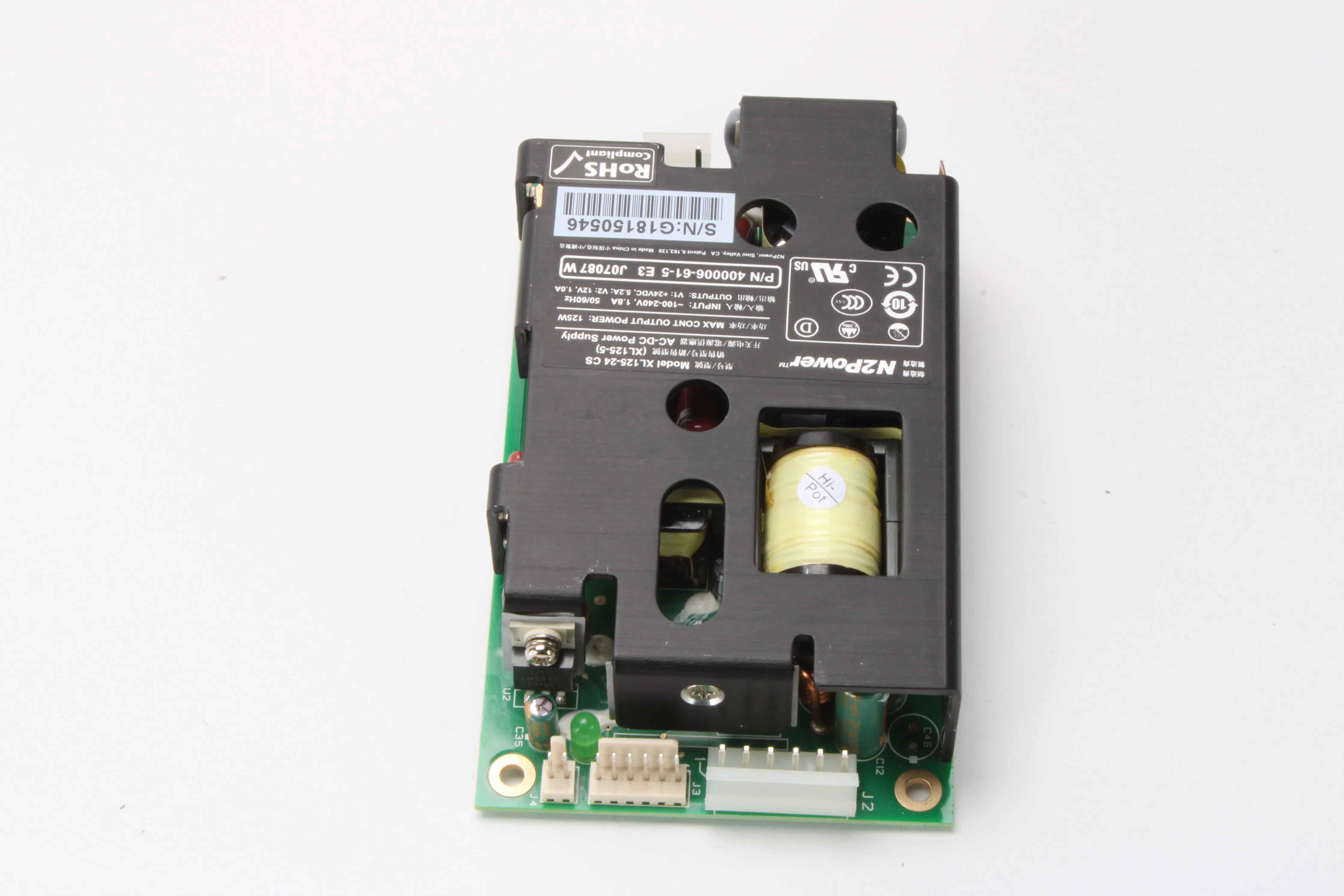 N2Power XL125-24CS AC-DC Power Supply 24VDC 5.2A - Image 5