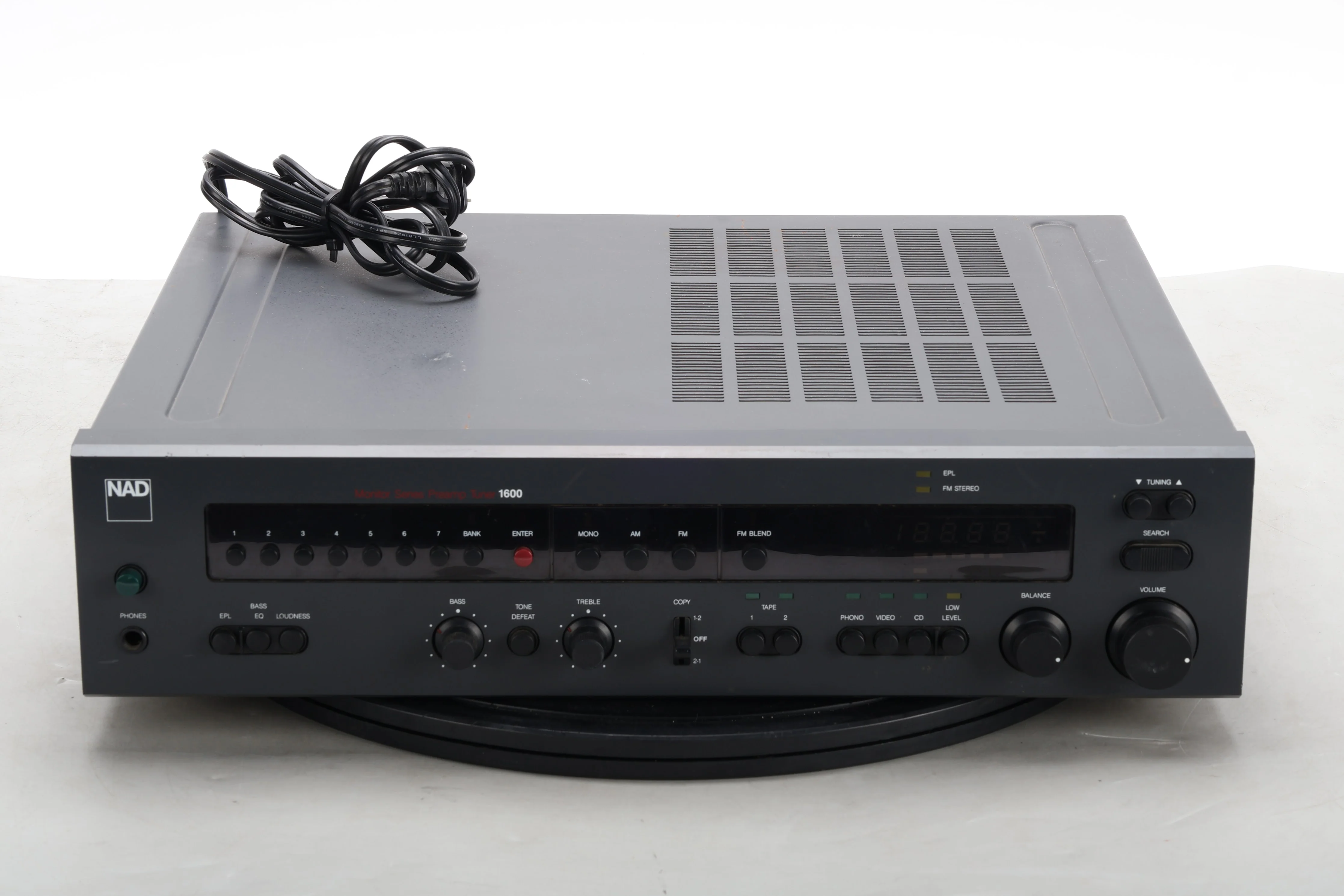 NAD Electronics 1600 Monitor Series Stereo Pre Amplifier Tuner - Fair Condition