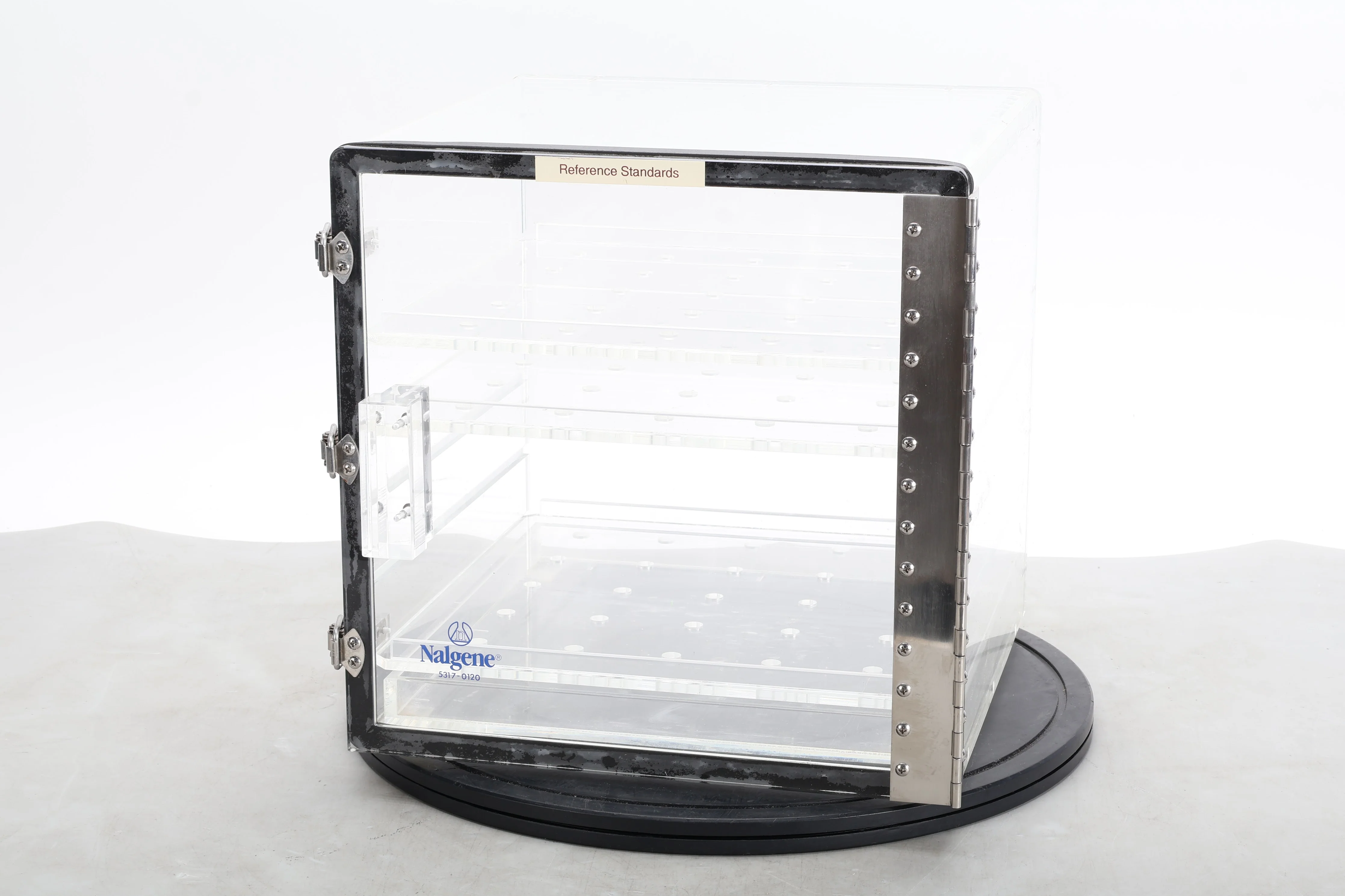Nalgene 5317-0120 Acrylic Desiccator Cabinet with 3x Shelves 12 x 12 x 12-Inch