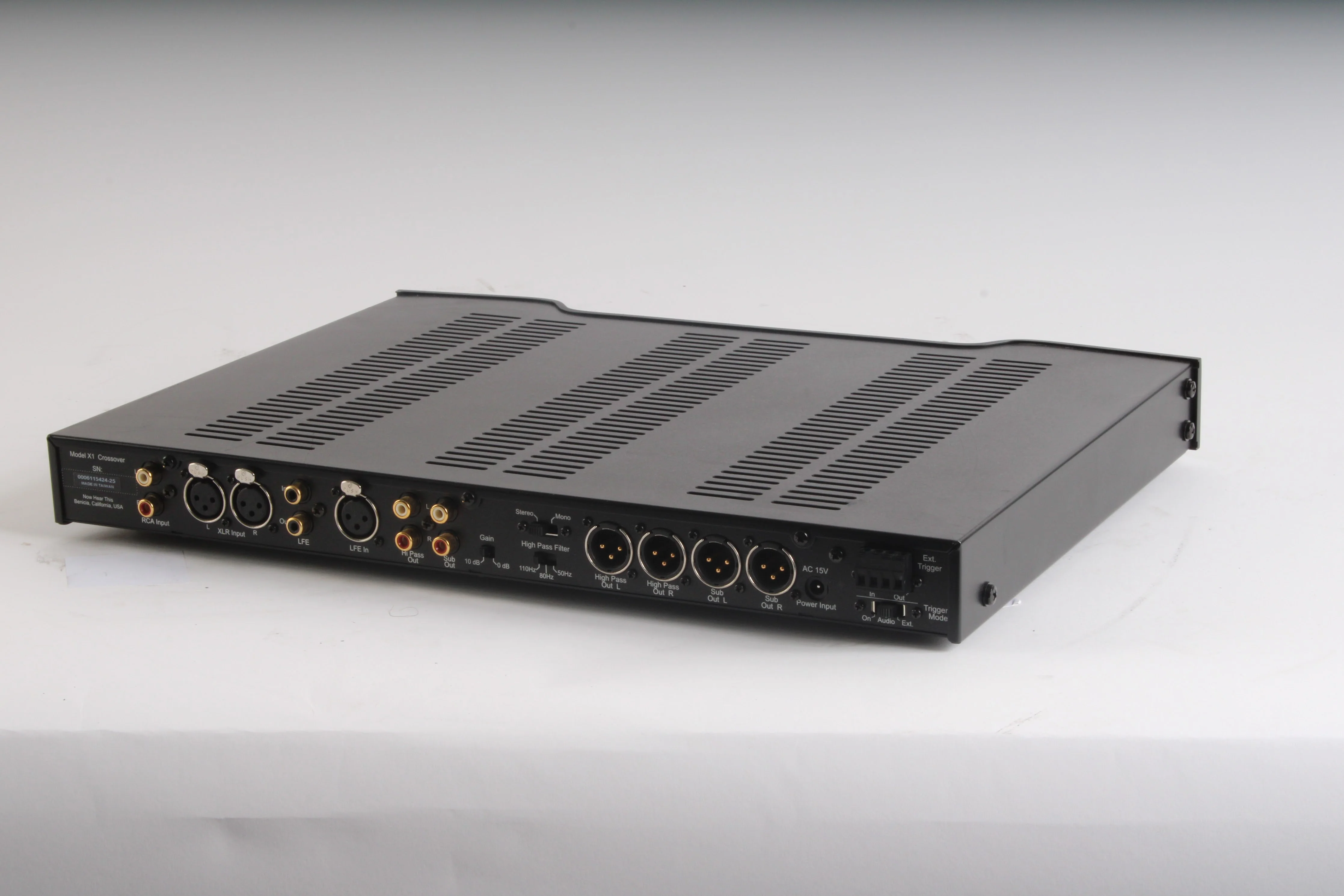 NHT X1 Evolution Series 2 Way Home Stereo Audio Electronic Bass Crossover - Image 3