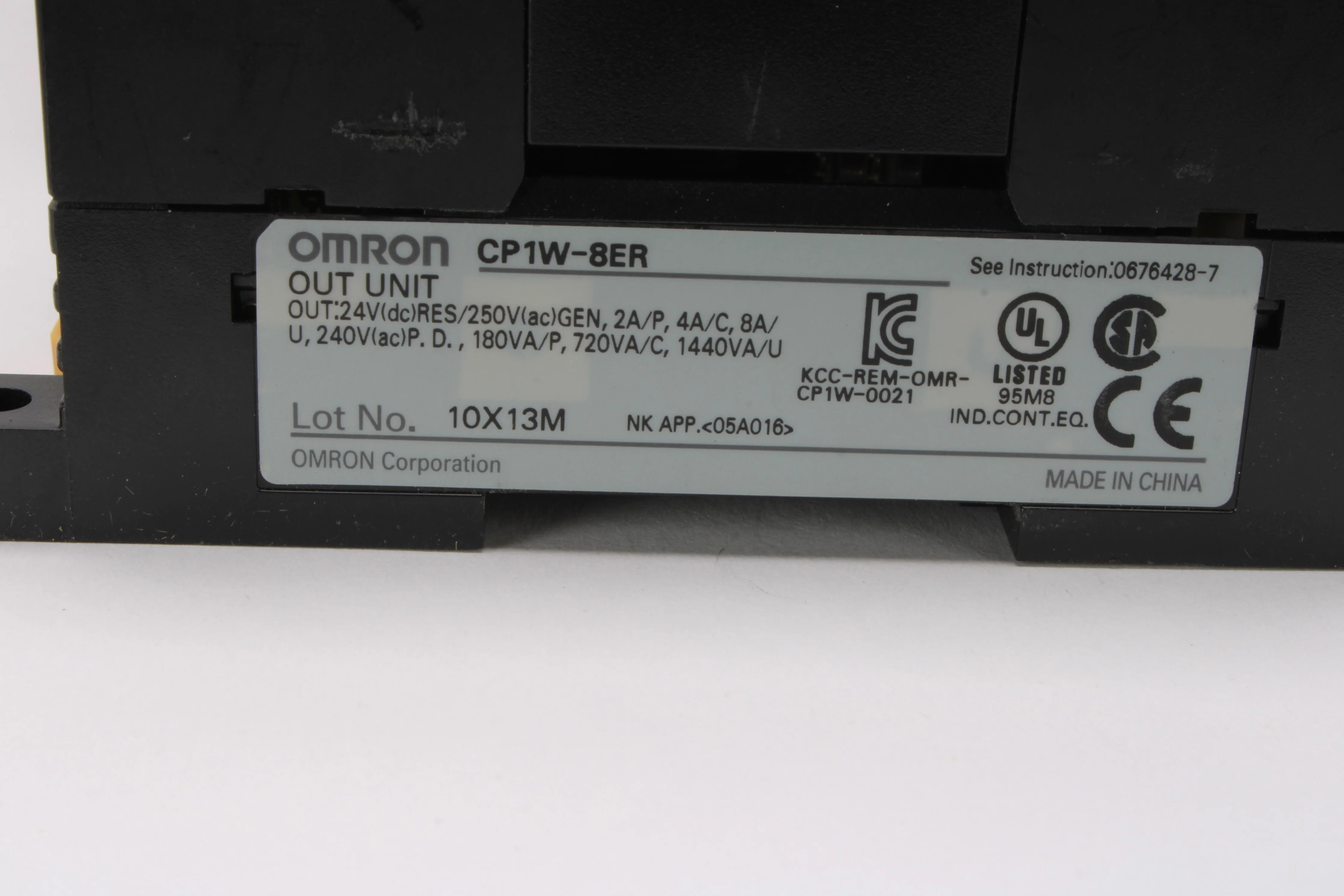 Omron CP1L-EM40DR-D Programmable Controller With CP1W-8ER Expansion Unit - Image 9