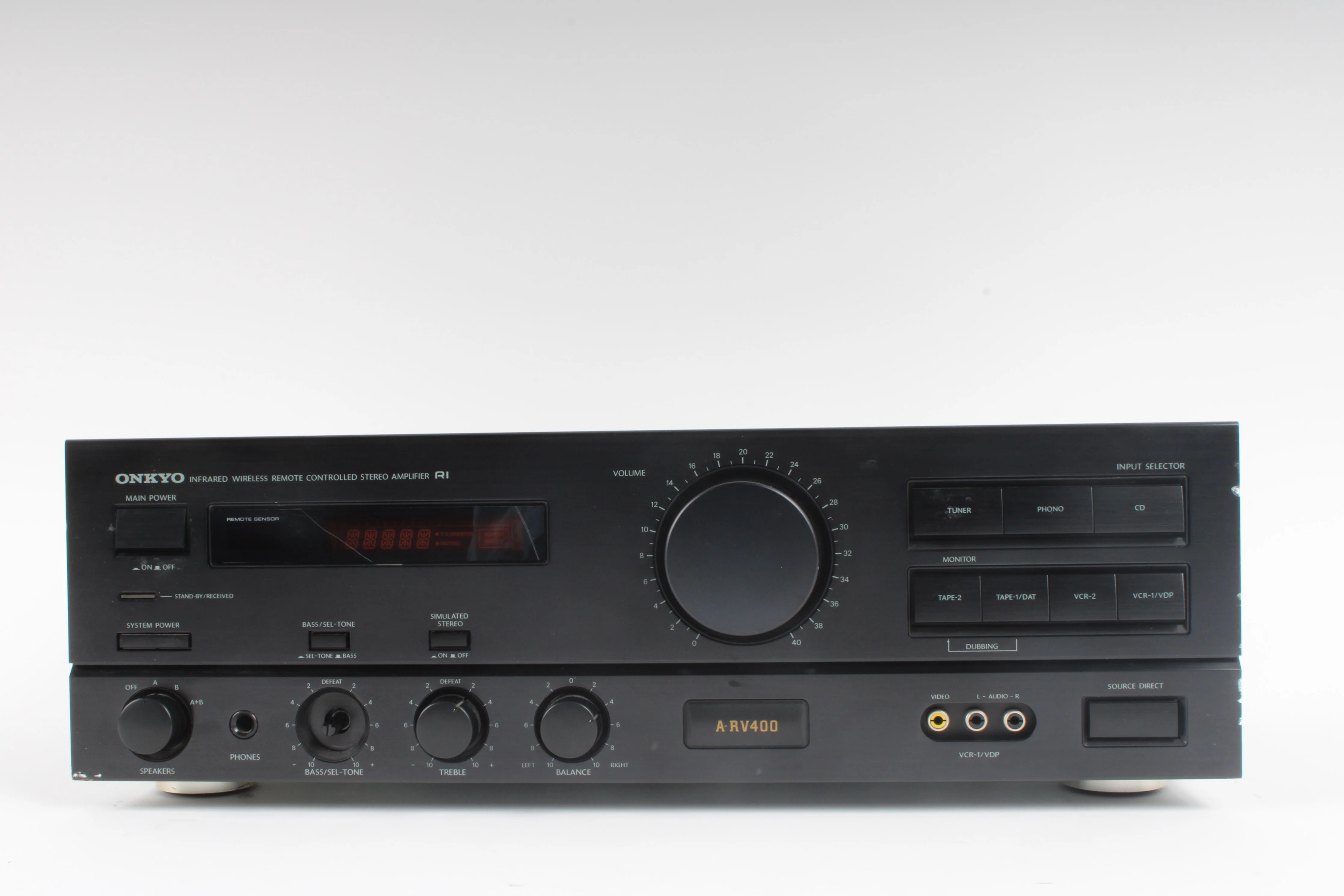 Onkyo A-RV400 Integrated Stereo Amplifier - Fair Condition - Image 2