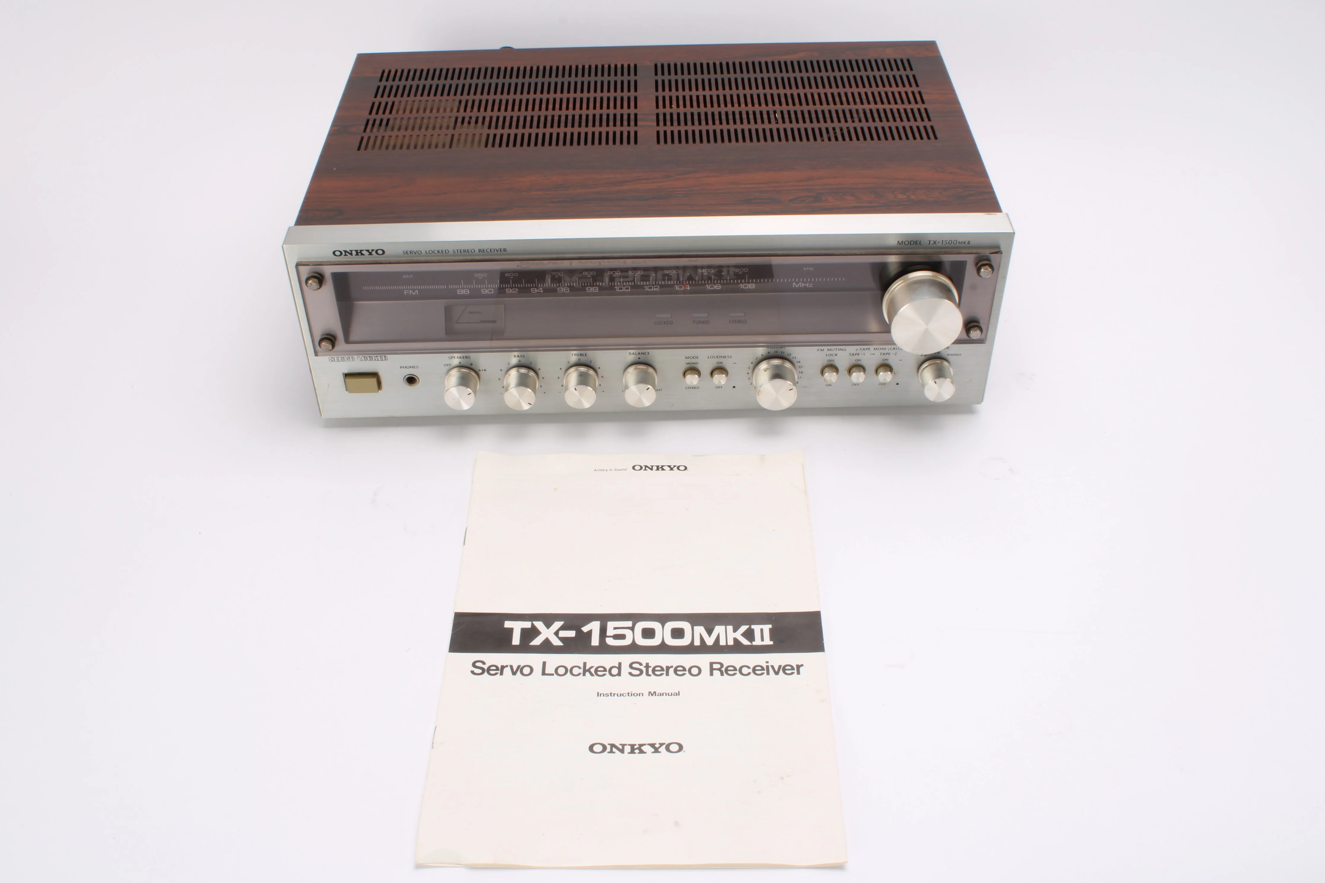 Onkyo TX-1500 MKII AM/FM Stereo Receiver With Manual - AS IS