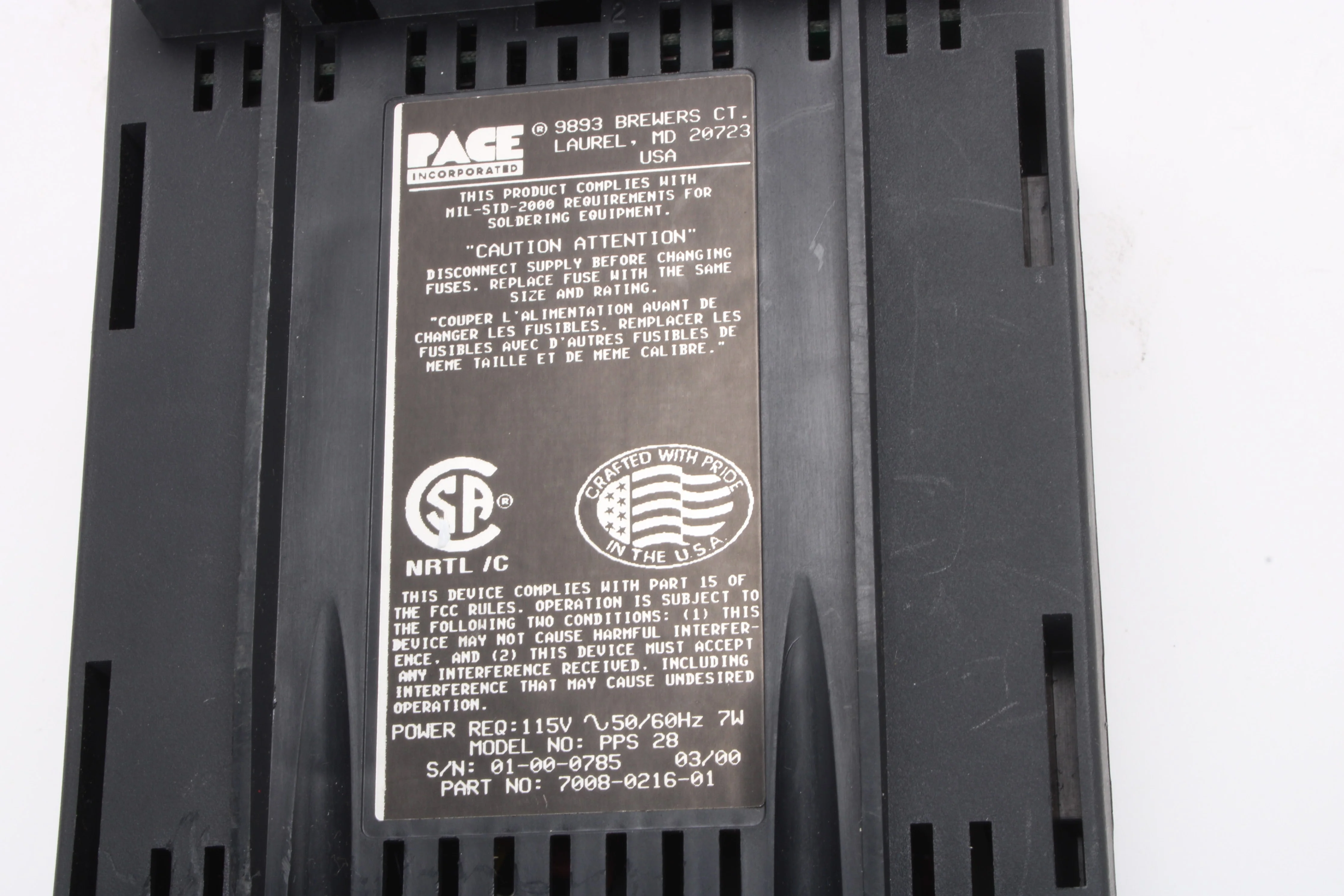 Pace 6010-0090-01 6"x6" Heat Wave Hot Plate With 7008-0216-01 PPS 28 Controller - Image 11