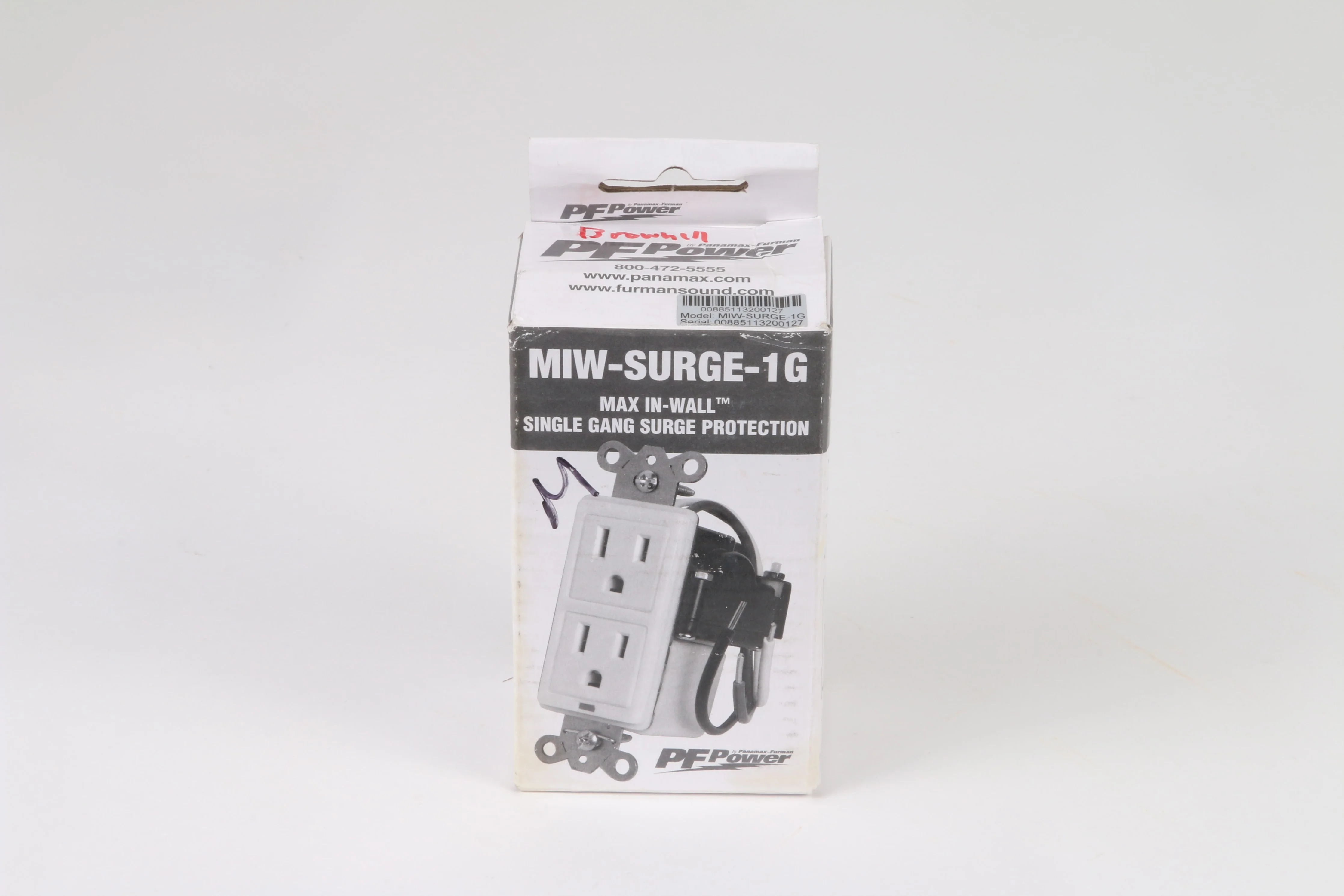 Panamax-Furman MIW-SURGE-1G MAX In-Wall Single Gang Surge Protector - NEW - Image 2