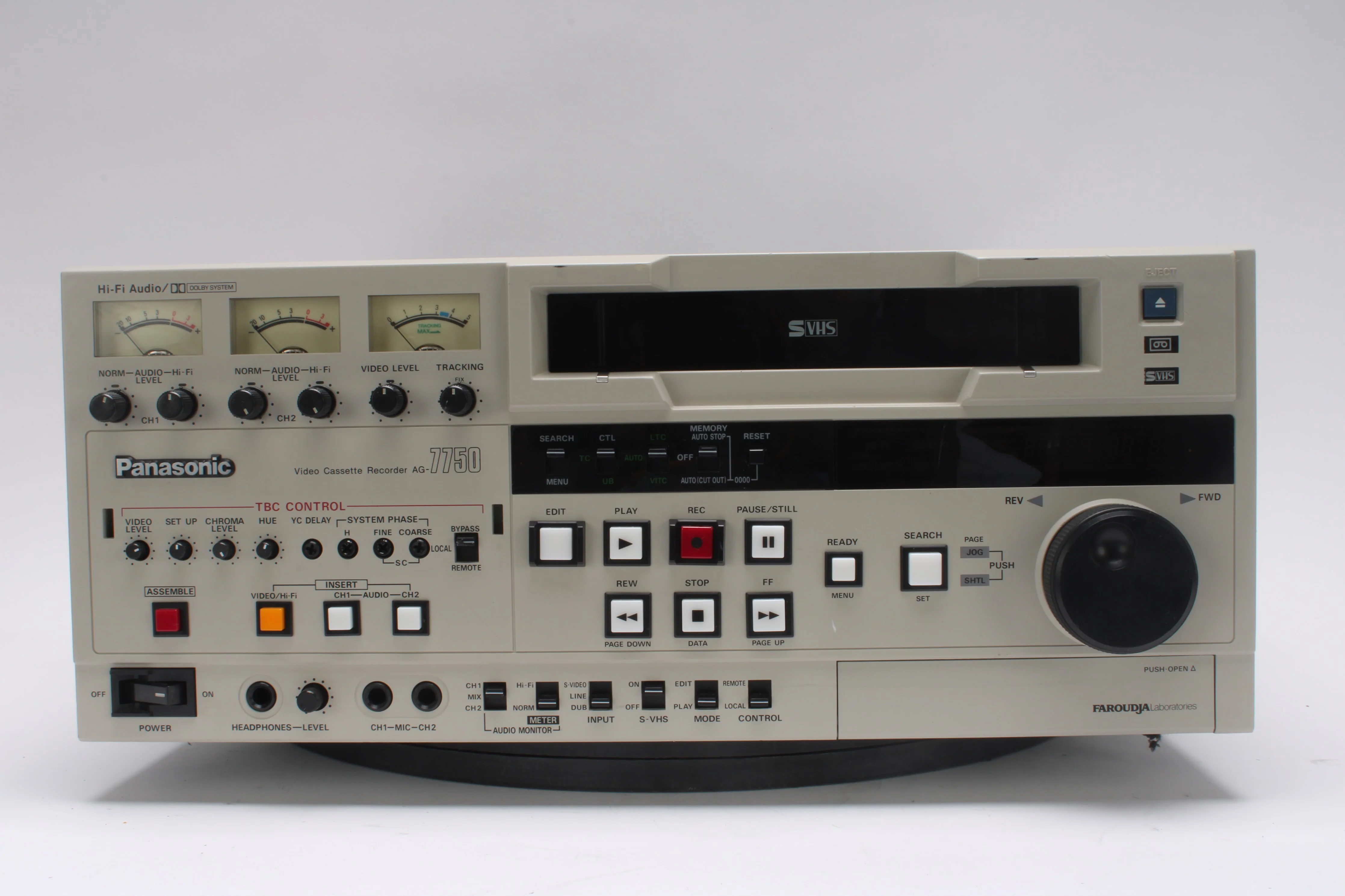 Panasonic AG-7750 Video Cassette Tape Recorder AG-7750-P - Fair Condition - Image 2