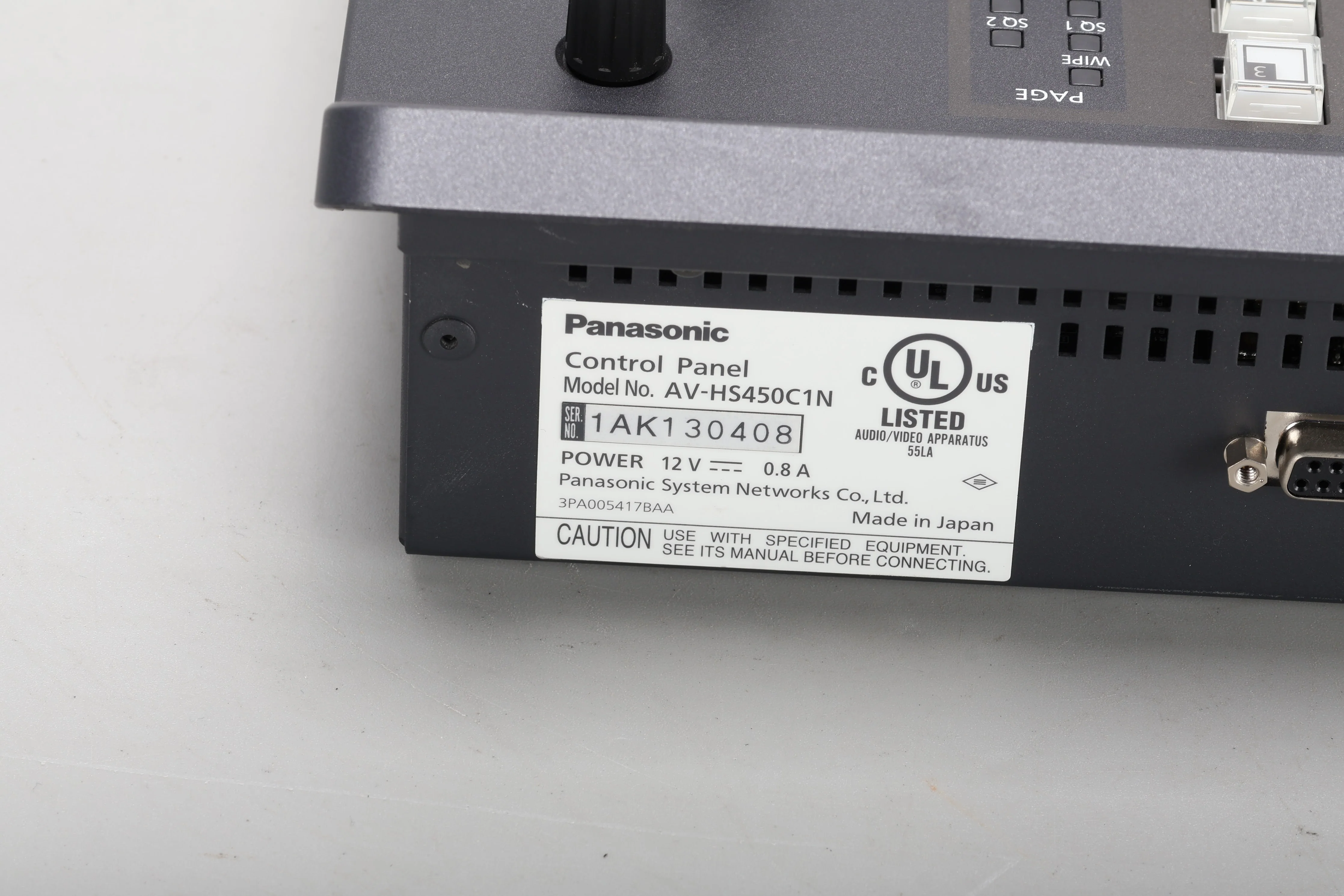 Panasonic AV-HS450 HD Switcher Control Unit & Mainframe With DVI Input Option - Image 4