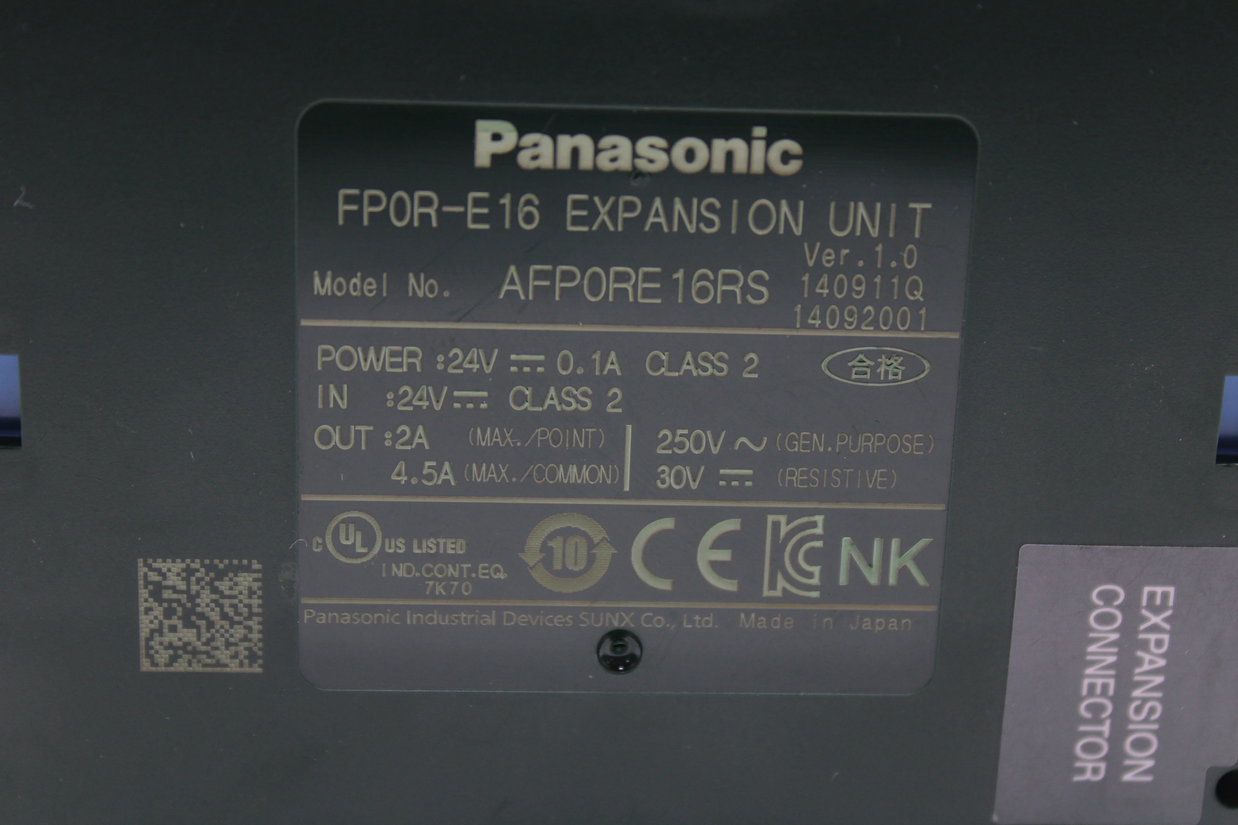 Panasonic FP0R-C32T Programmable Controller/EP0R-E16RS/FP0R-E32T Expansion Units - Image 5