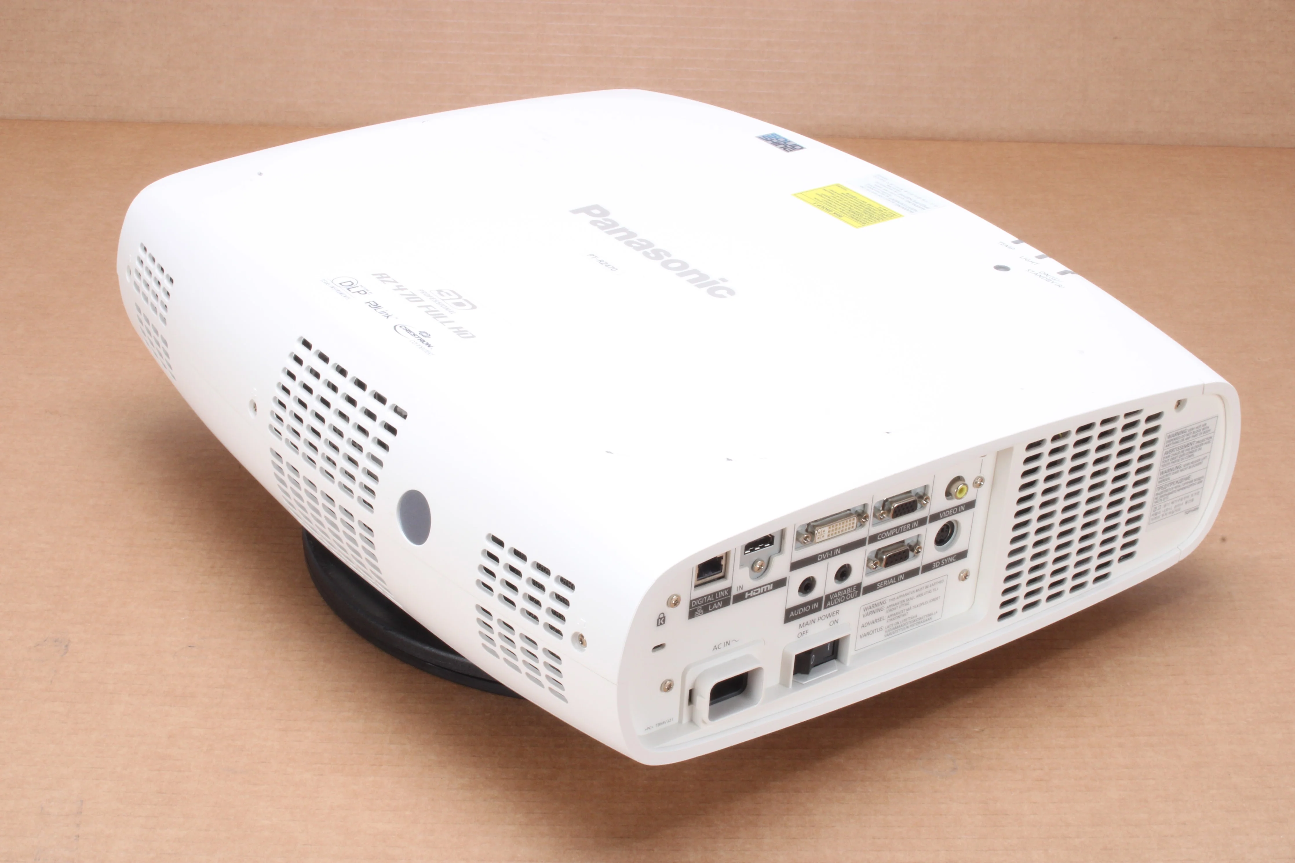 Panasonic PT-RZ470UW DLP Projector - 21,949H Runtime - Fair Condition - Image 4
