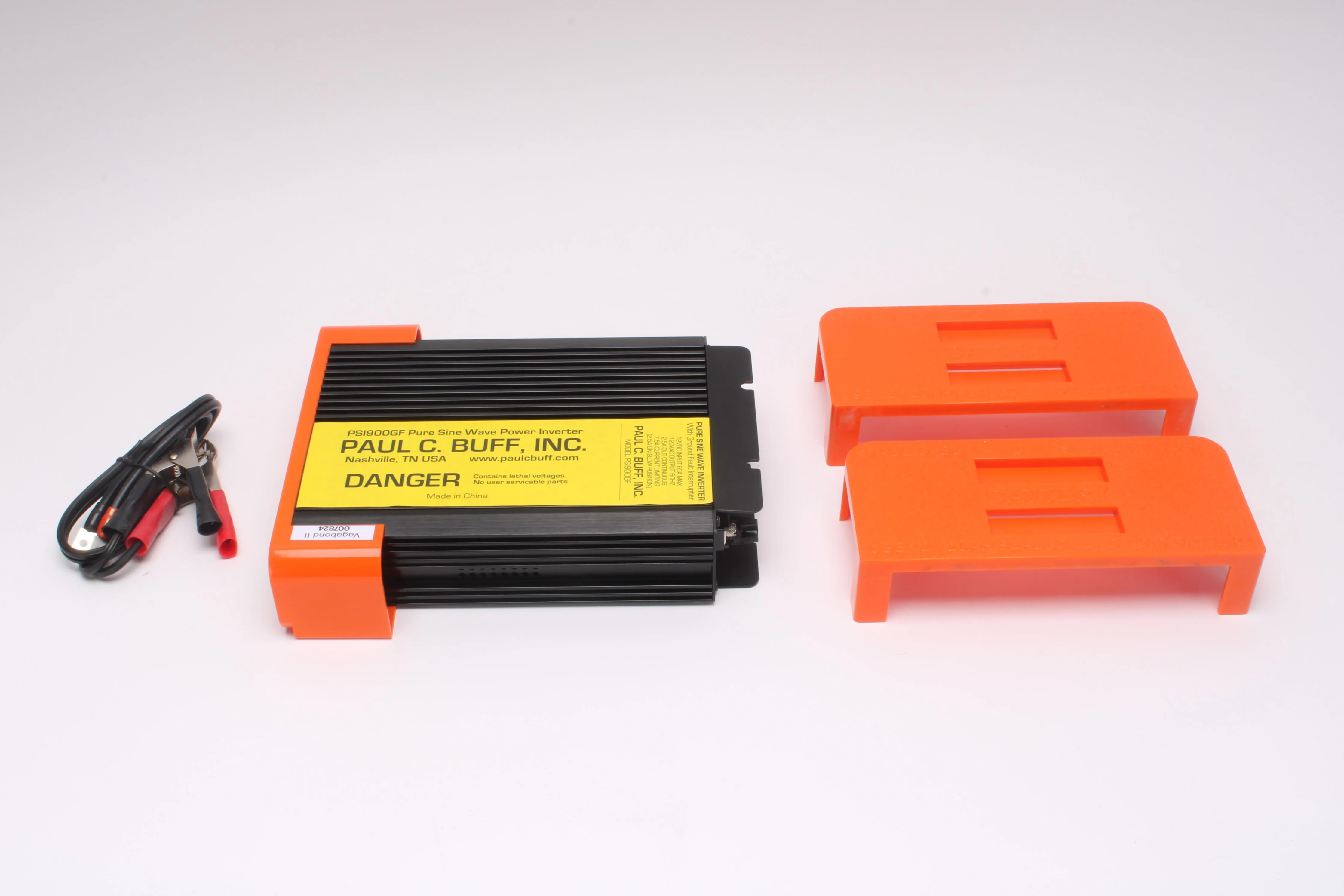 Paul C Buff PSI900GF Purl Sine Wave Power Inverter 12VDC 120VAC W/ Accessories