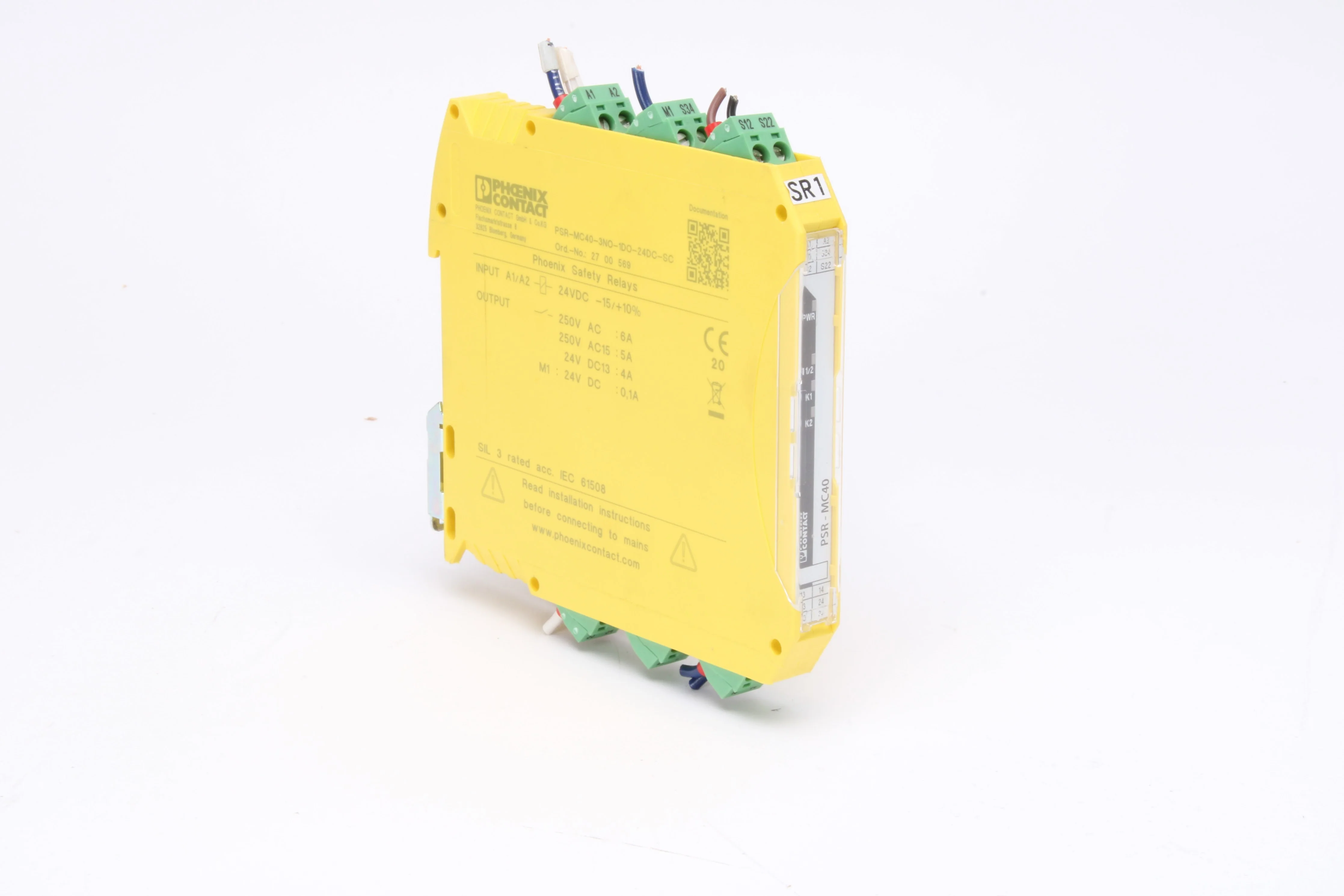 Phoenix Contact PSR-MC40-3NO-1DO-24DC-SC / 2700569 Safety Relay