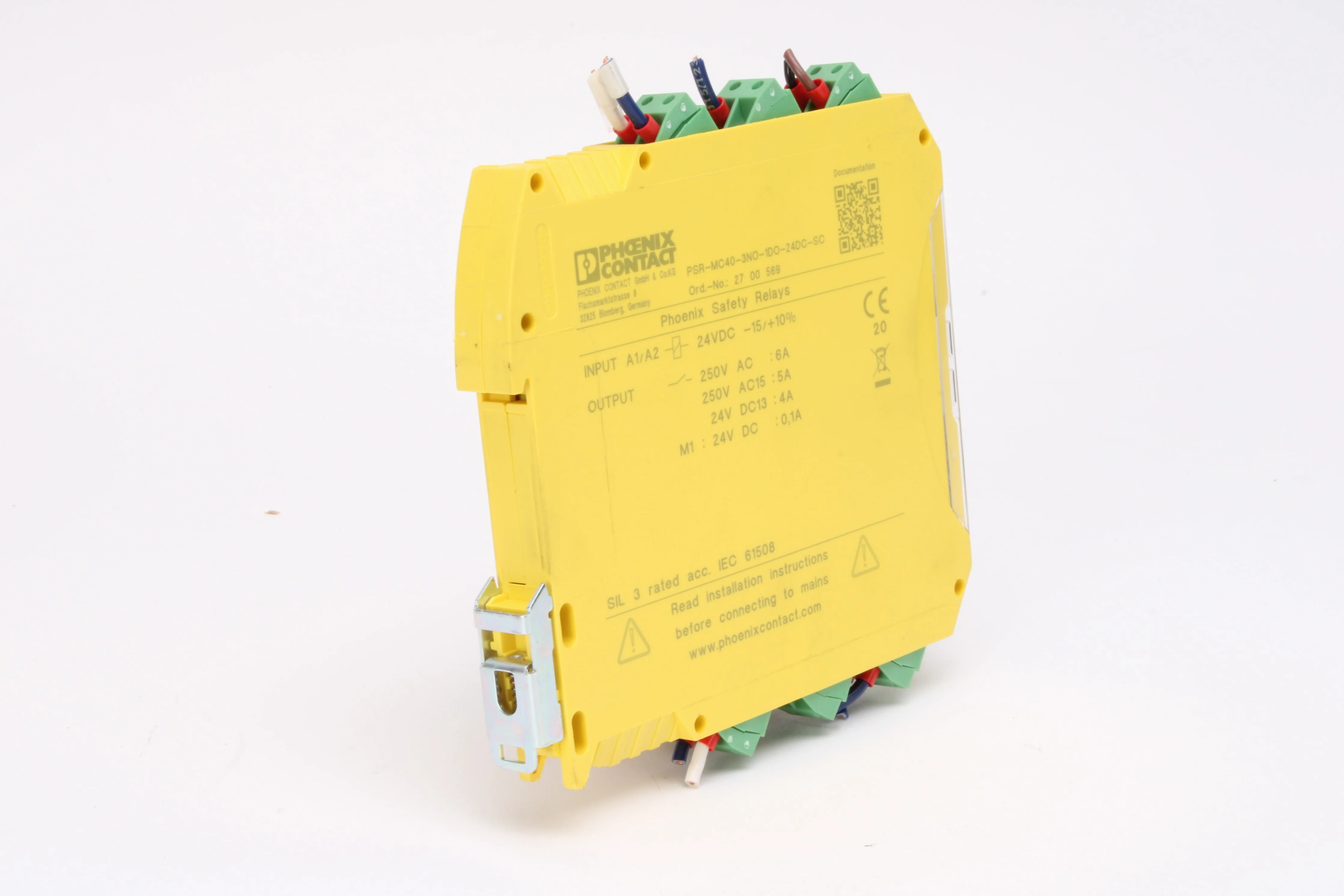 Phoenix Contact PSR-MC40-3NO-1DO-24DC-SC / 2700569 Safety Relay - Image 5
