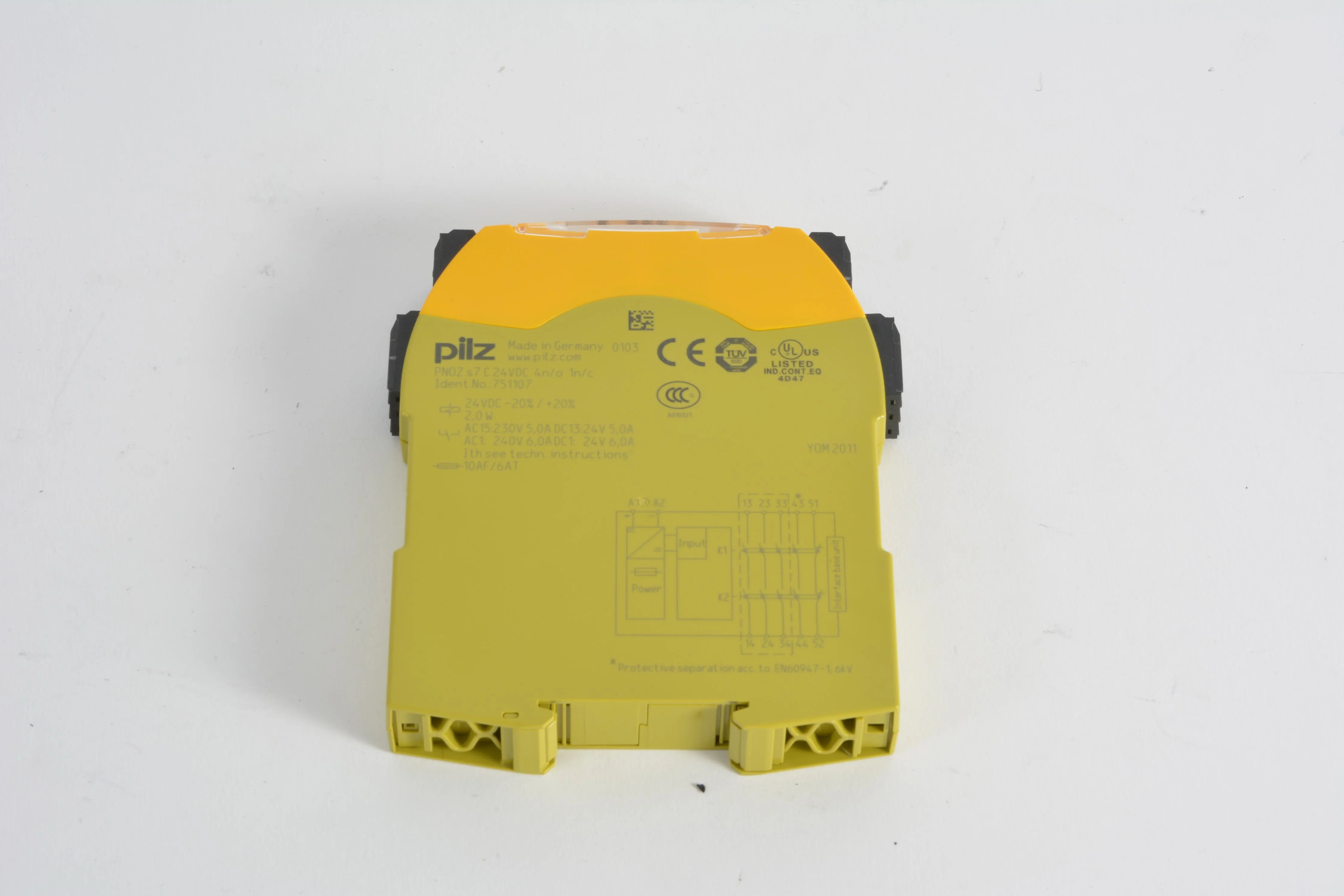 PILZ PNOZ 751107, S7 24VDC Safety Relay DC Contact Expansion Module - Image 2