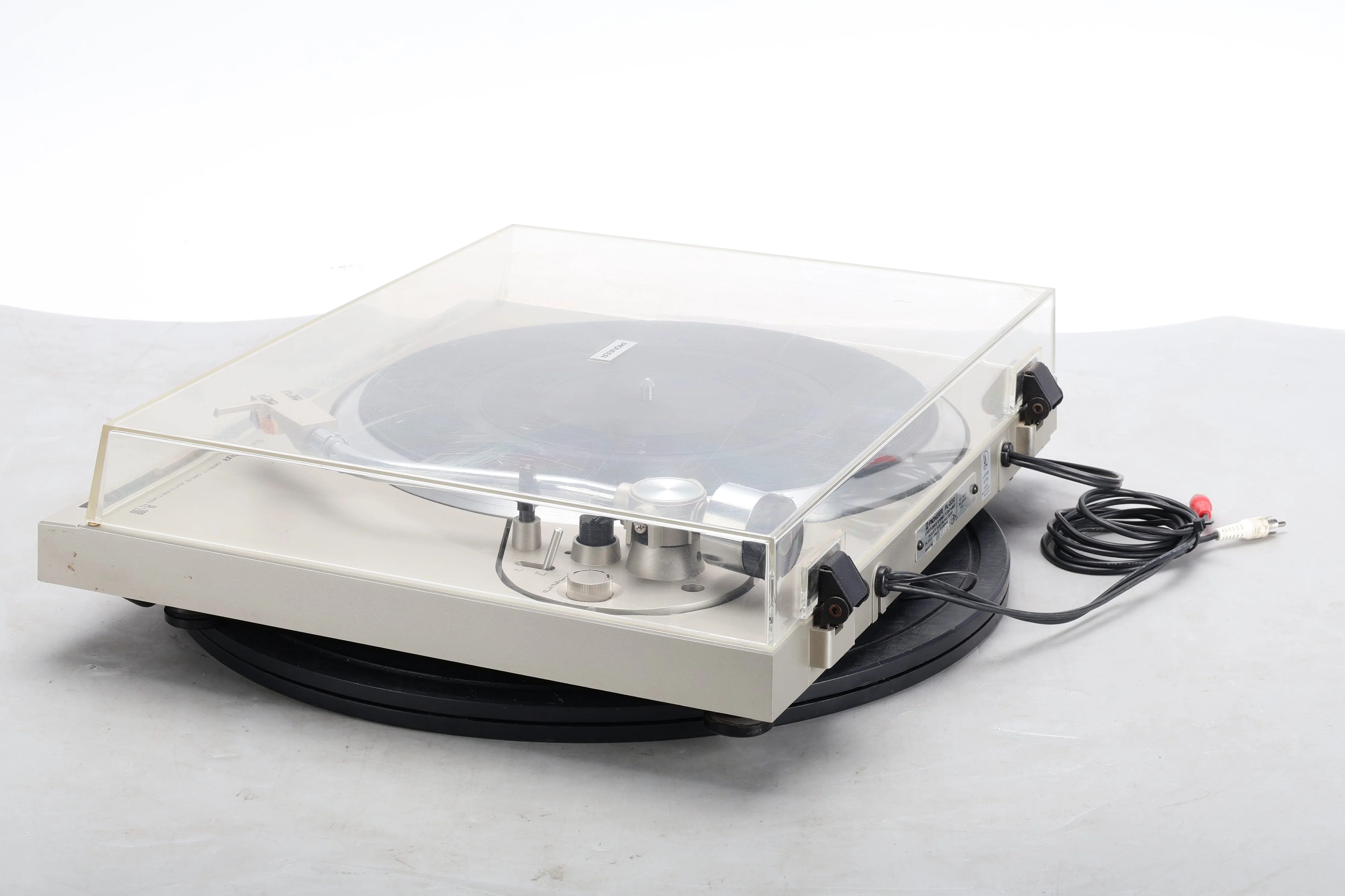 Pioneer PL-200 Direct Drive Turntable Record Player With Audio Technica AT96E - Image 2
