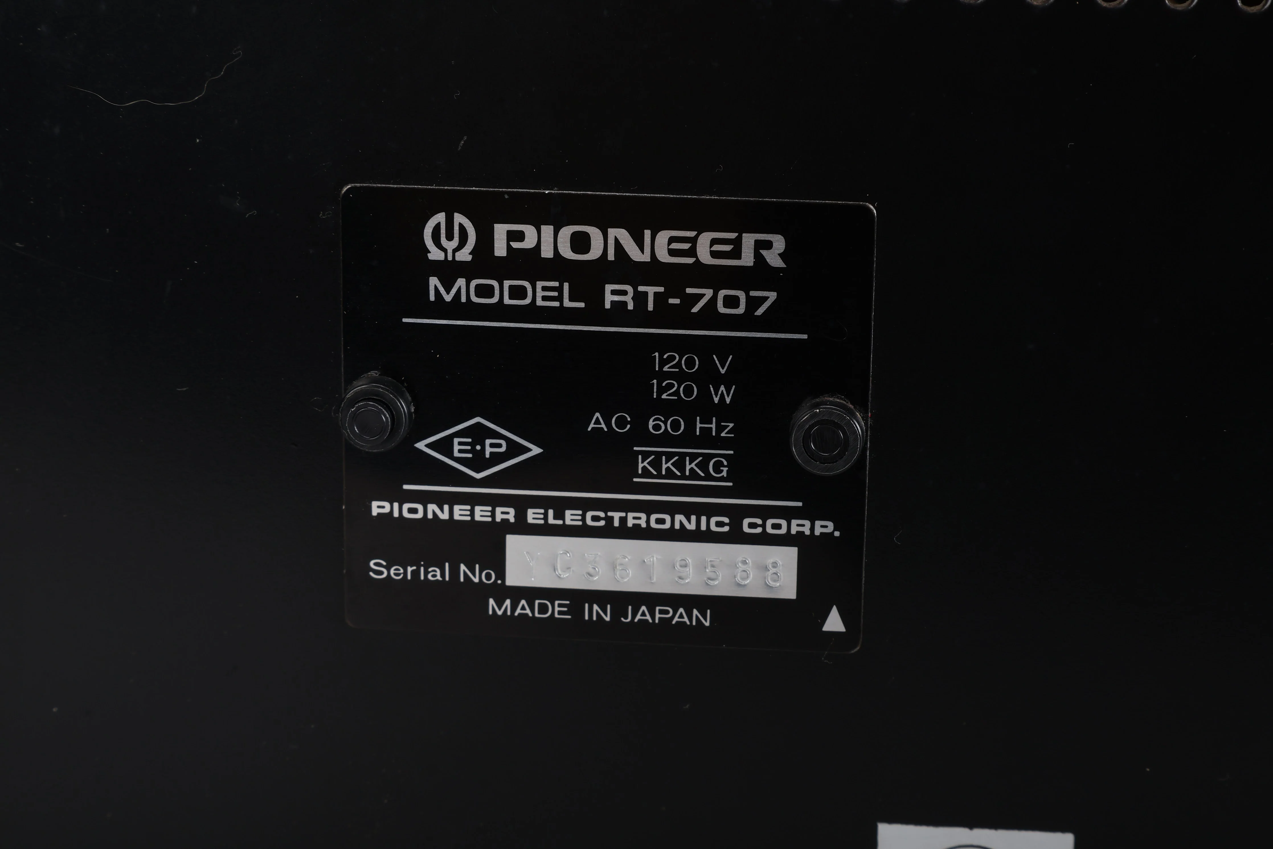 Pioneer RT-707 Reel to Reel Player Recorder Direct Drive Auto Reverse - Fair - Image 4