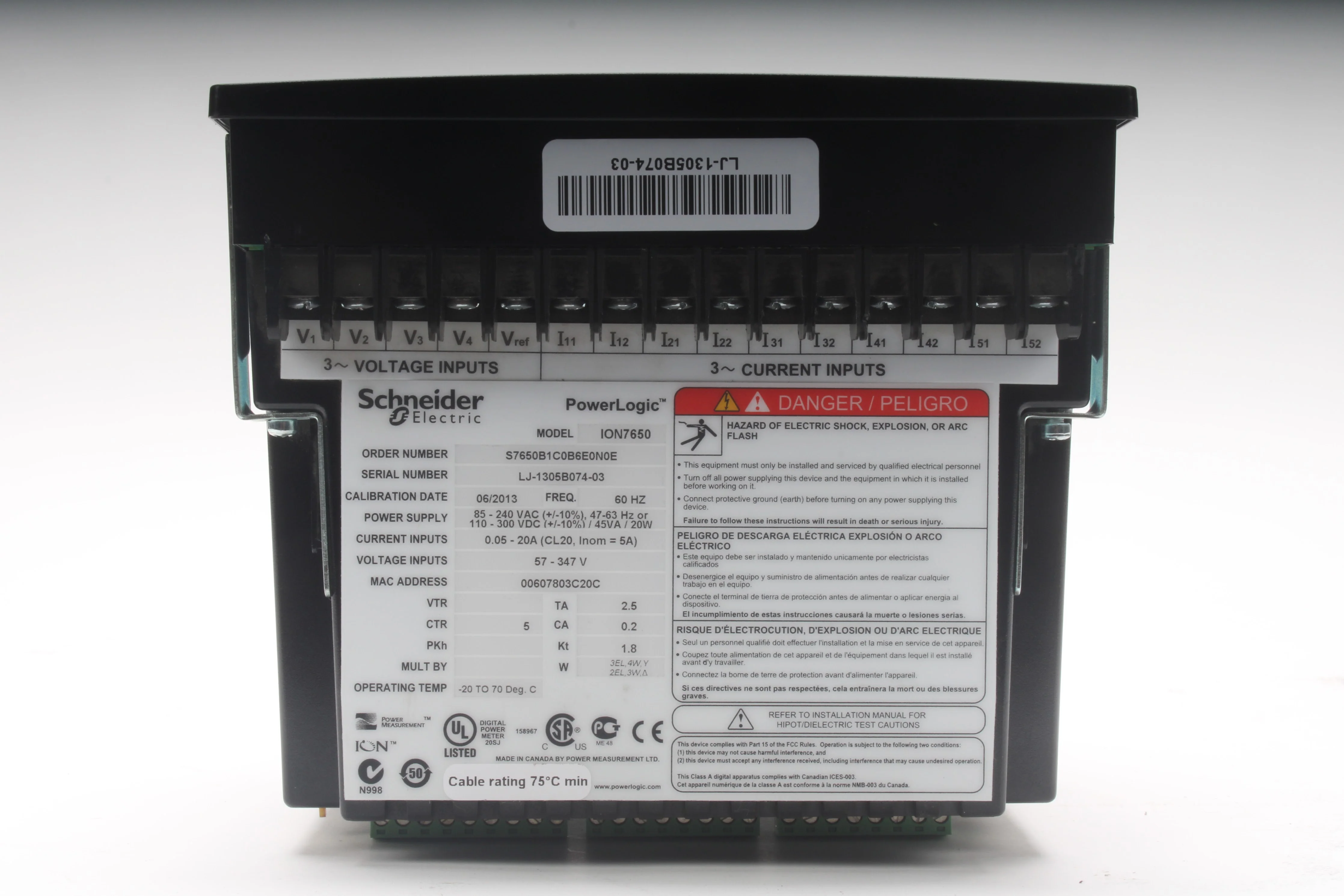 PowerLogic ION7650 Series / High-Performance Meter - Image 4