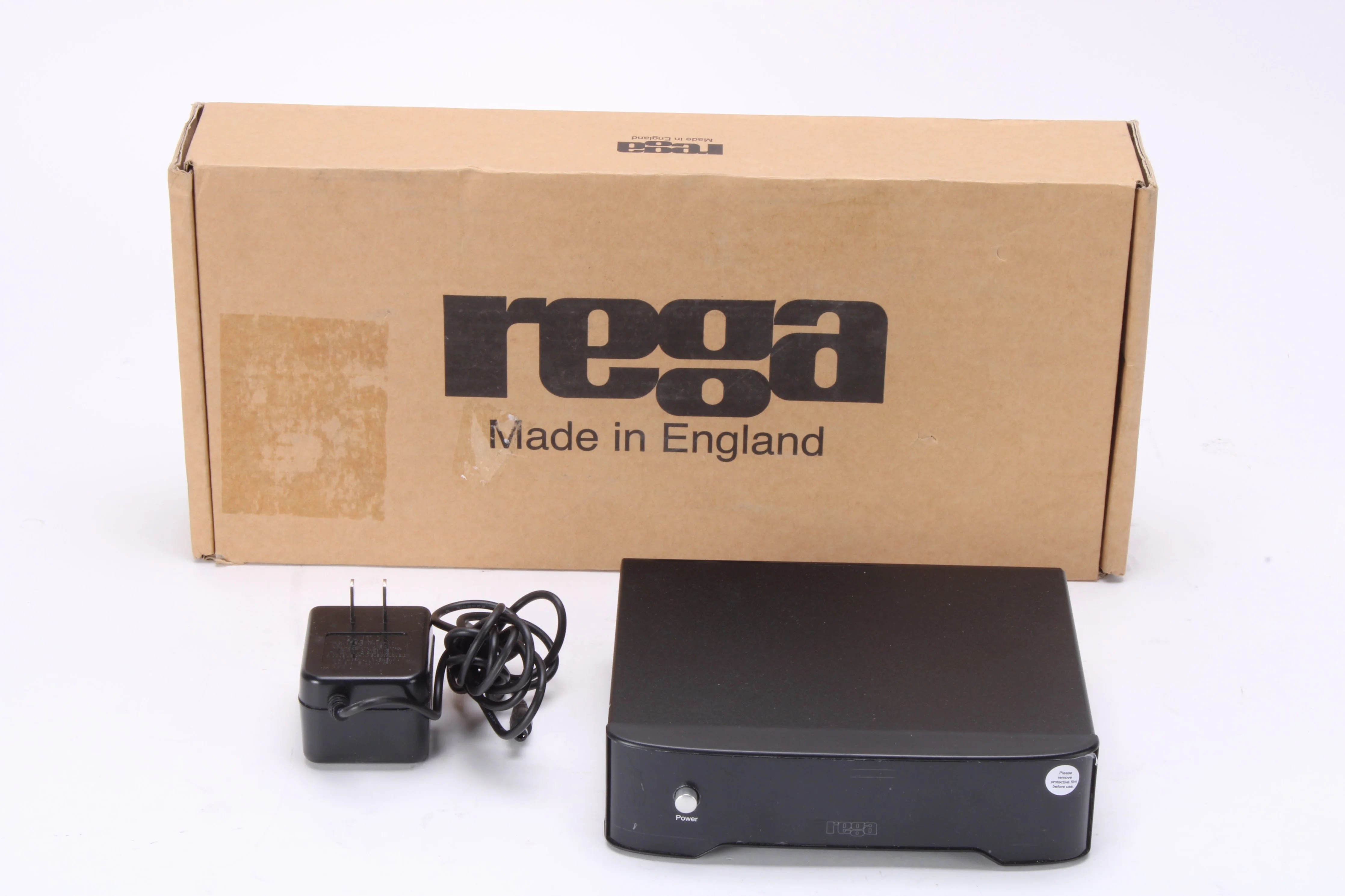 Rega Fono MM Phono Stage AMP-FONO-MM-BLK-USA With Power Supply and Box
