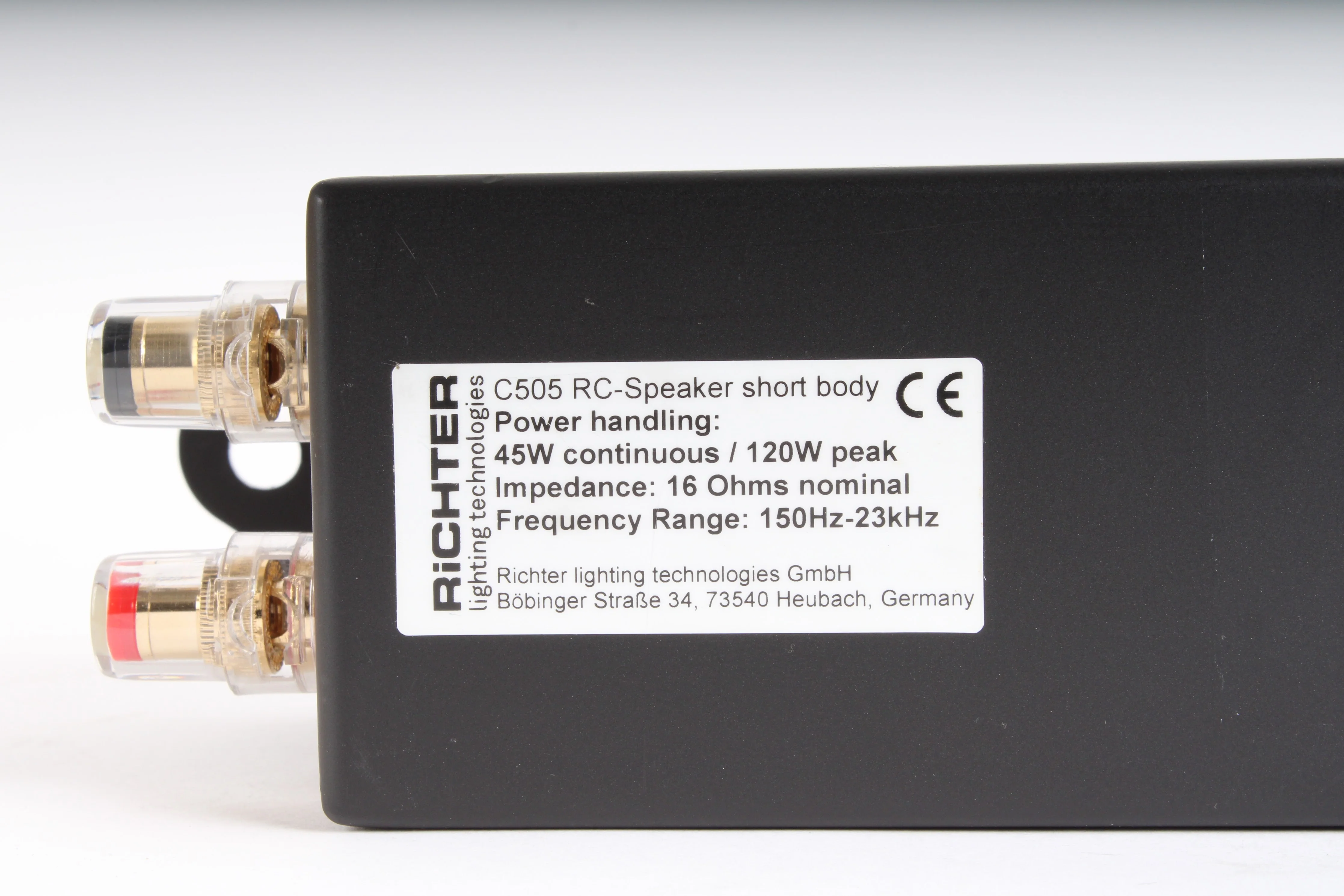 Richter C505 RC Speaker Short Body 45W Continuous/120W Peak 16 Ohms 150Hz-23kHz - Image 5