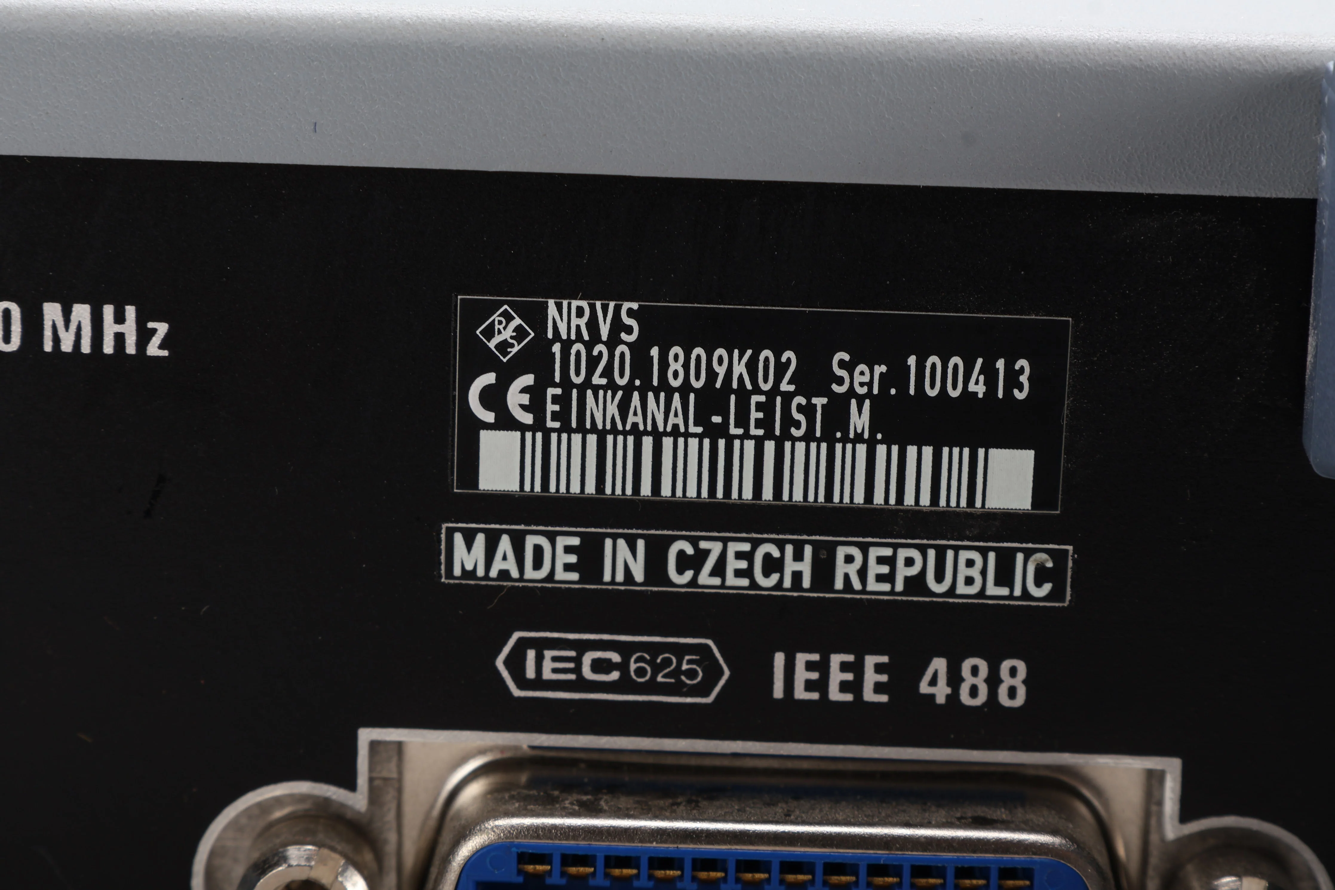 Rohde and Schwarz NRVS 1020.1809.02 Power Meter - AS IS For Parts - Image 4