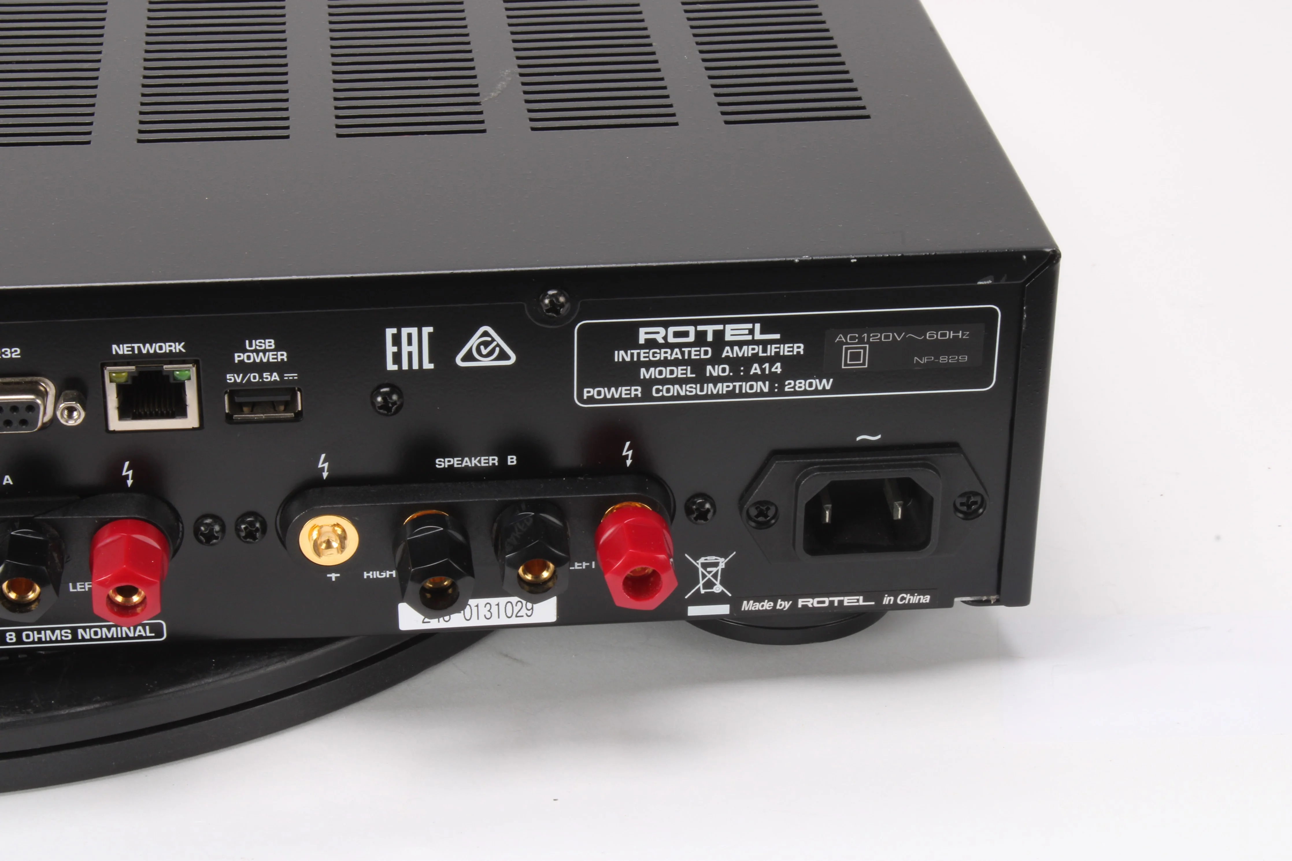 Rotel A14 Integrated Amplifier - Damage Post - Fair Condition - Image 6