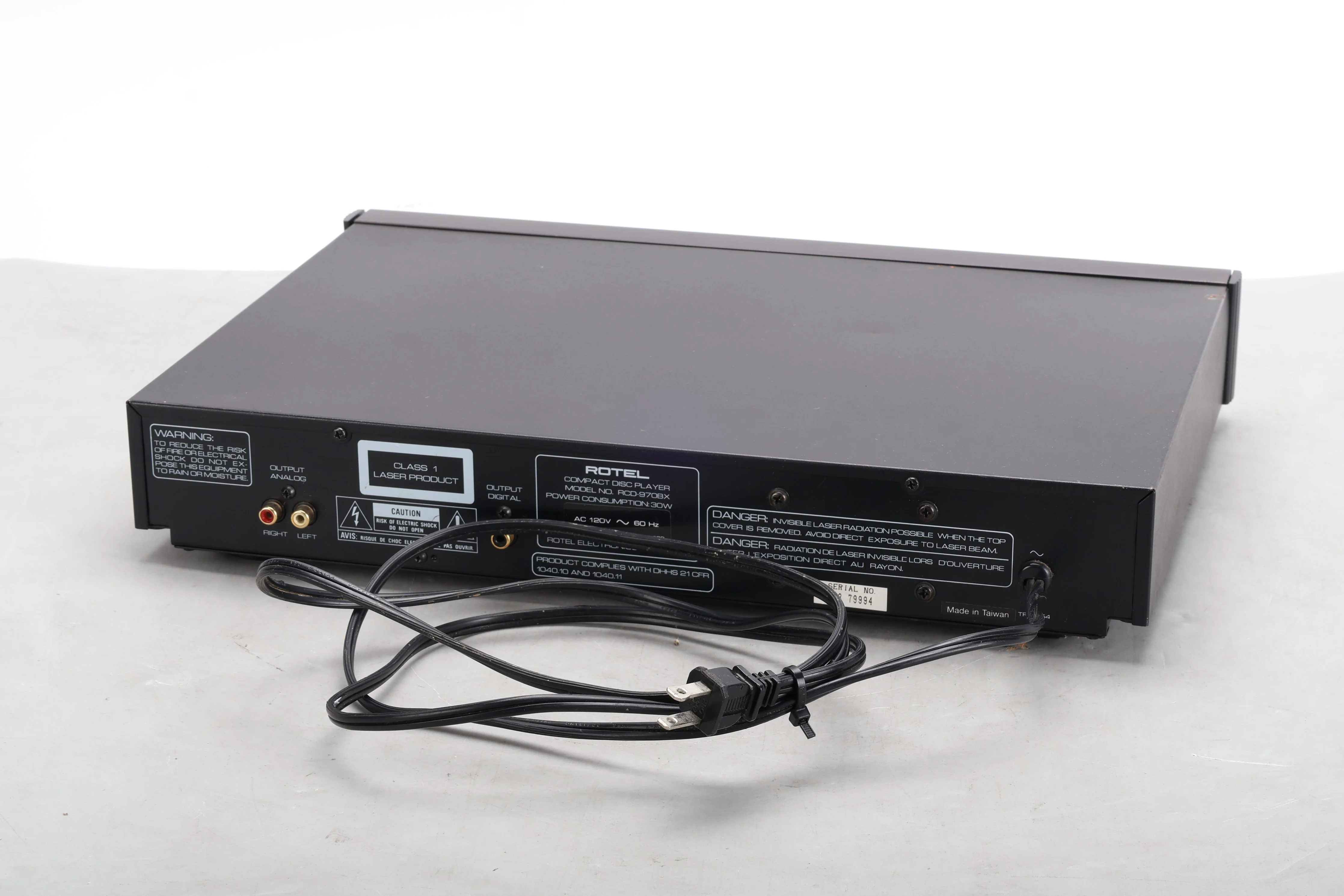 Rotel RCD-970BX High-Fidelity Compact Disc Player - AS IS - Image 3