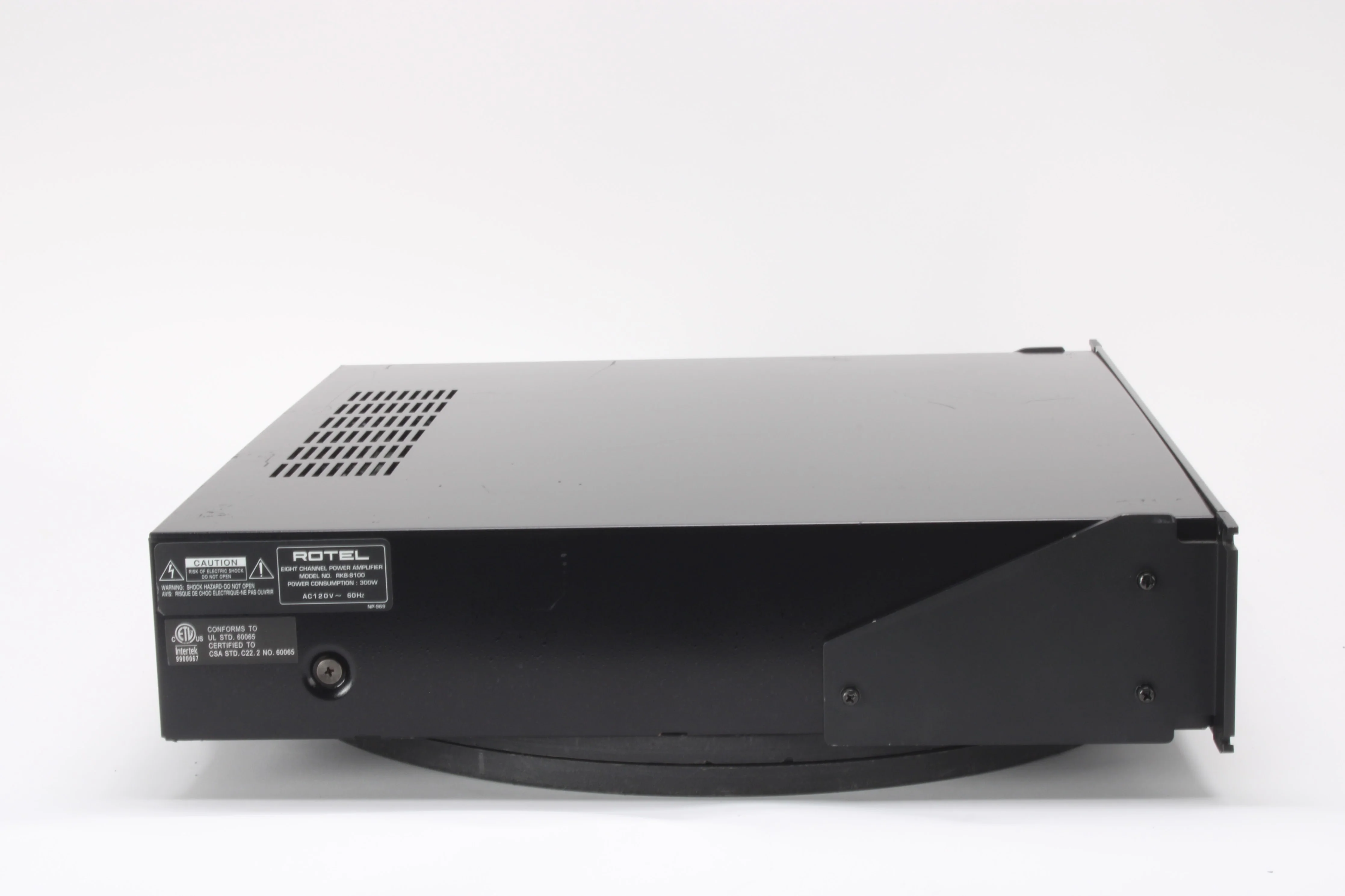Rotel RKB-8100 8-Channel 300 Watt Power Amplifier - Missing Power Button - Image 4