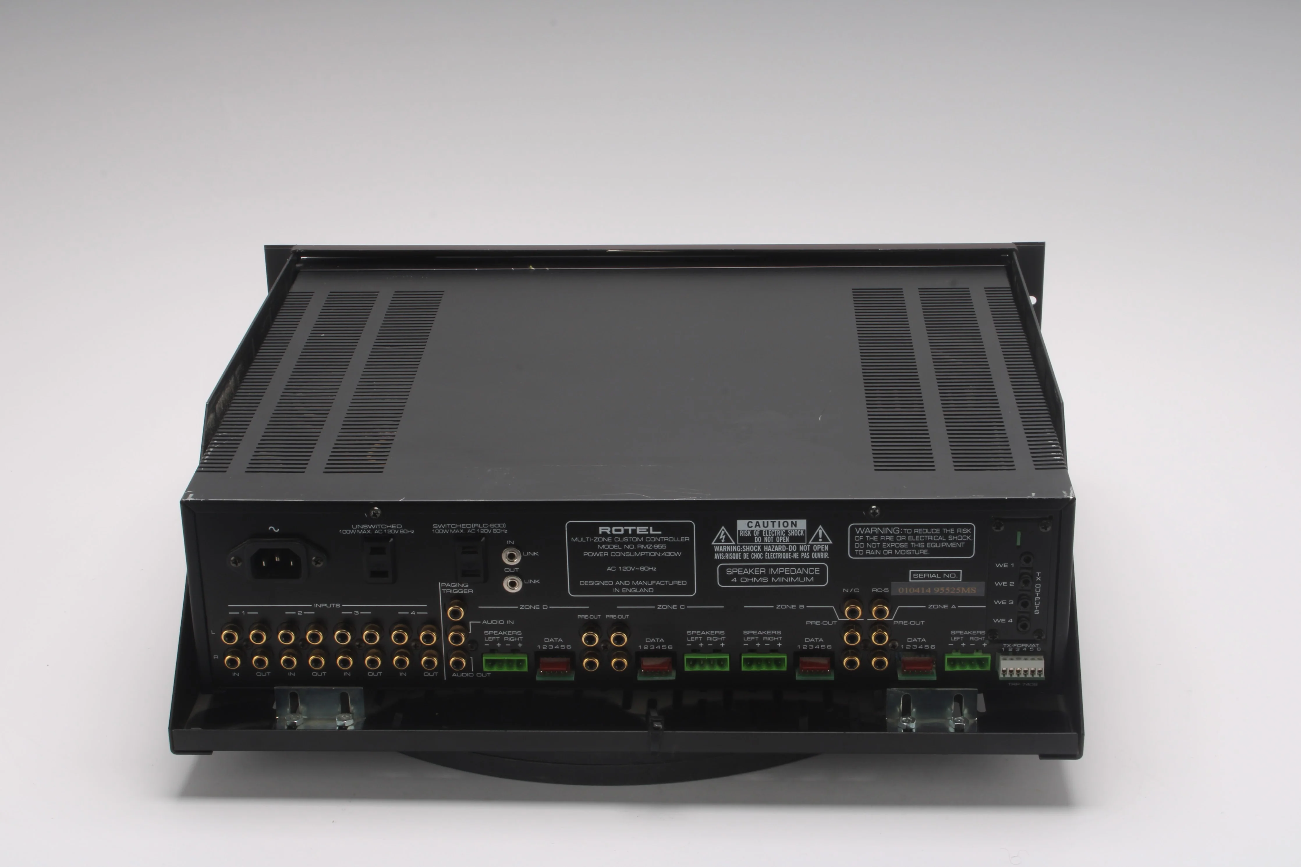 Rotel RMZ-955 Multi-Zone Custom Controller/Multi Room Amplifier W/ Rack Chassis - Image 3