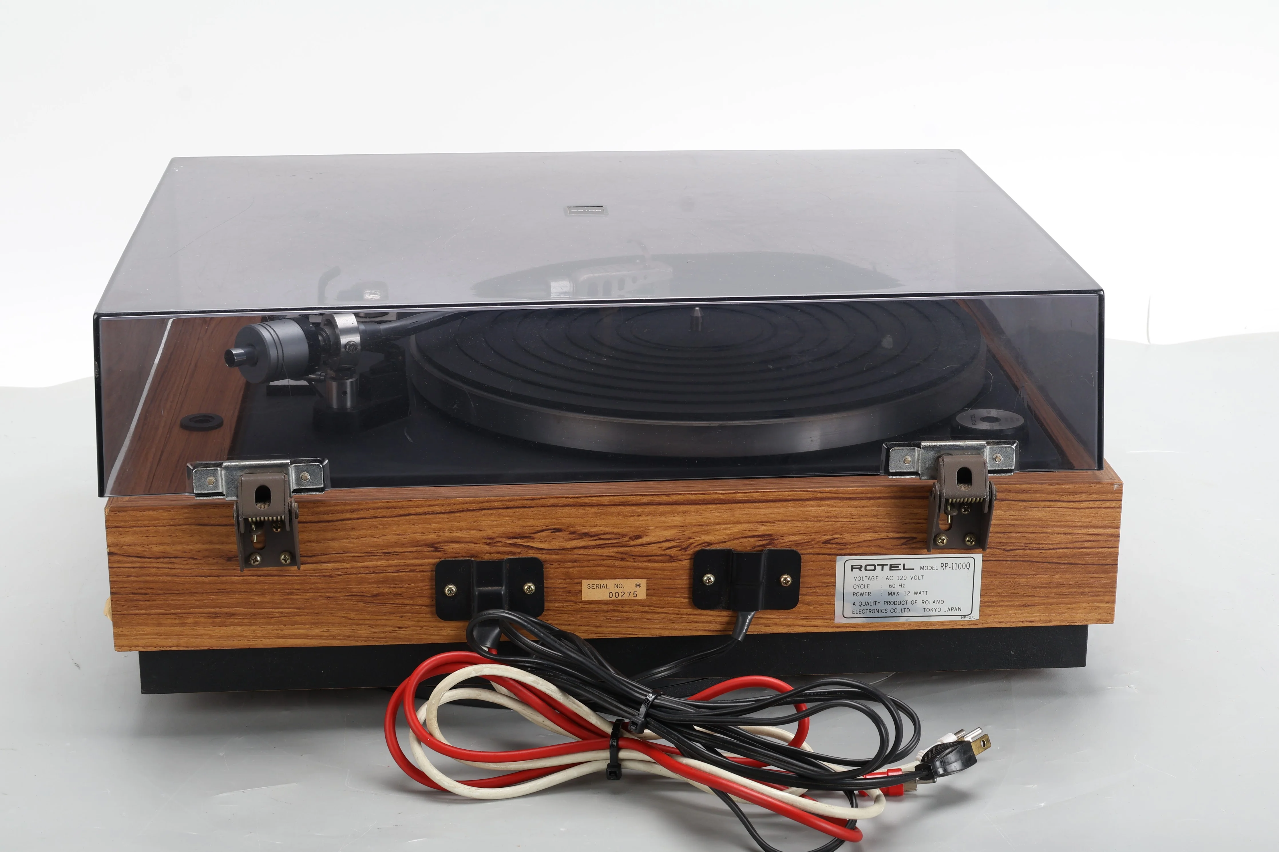 Rotel RP-1100Q Turntable With Audio Technica Cartridge - AS IS For Parts - Image 3
