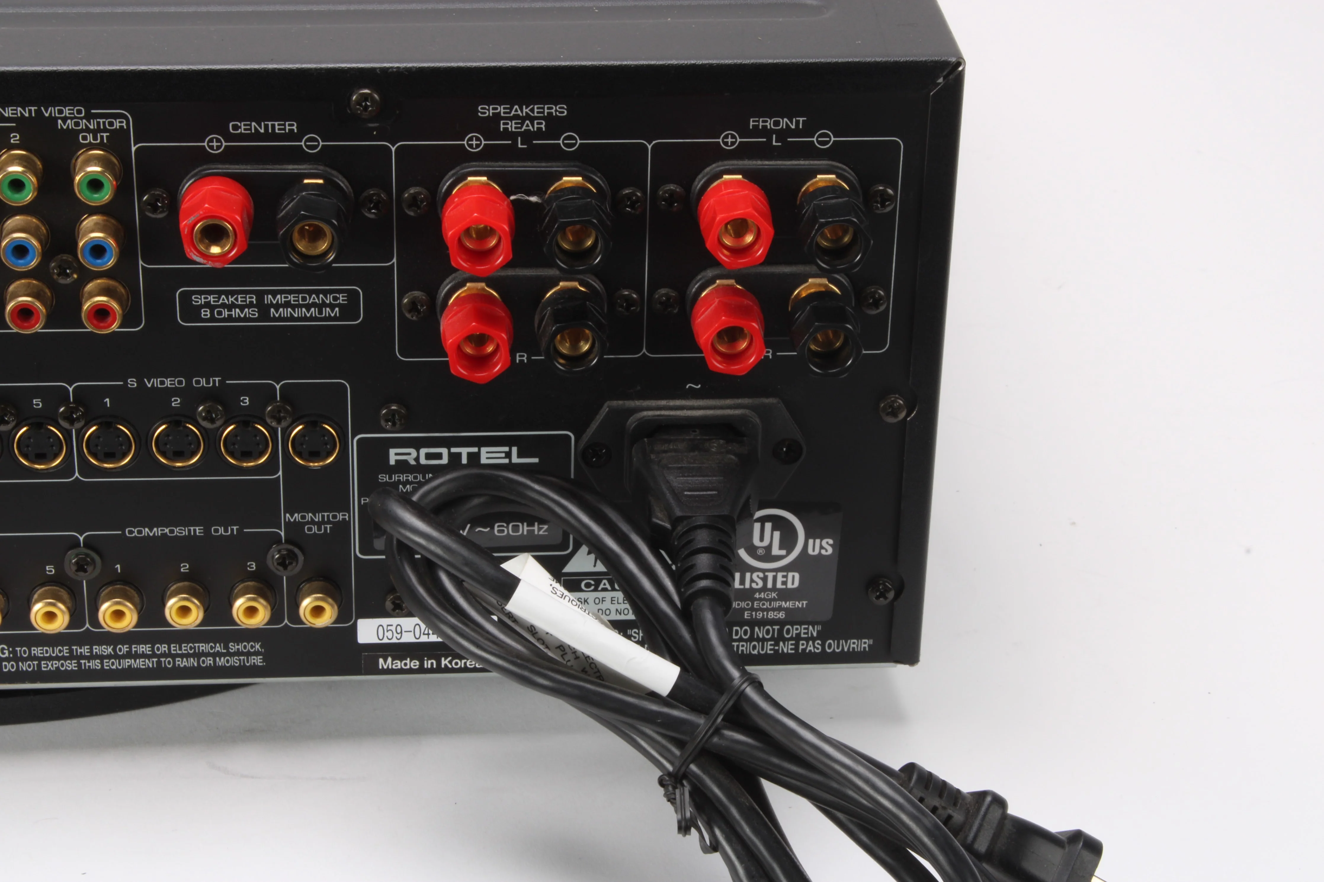 Rotel RSX-972 Surround Sound Receiver With Power Cable Bundle - Image 6