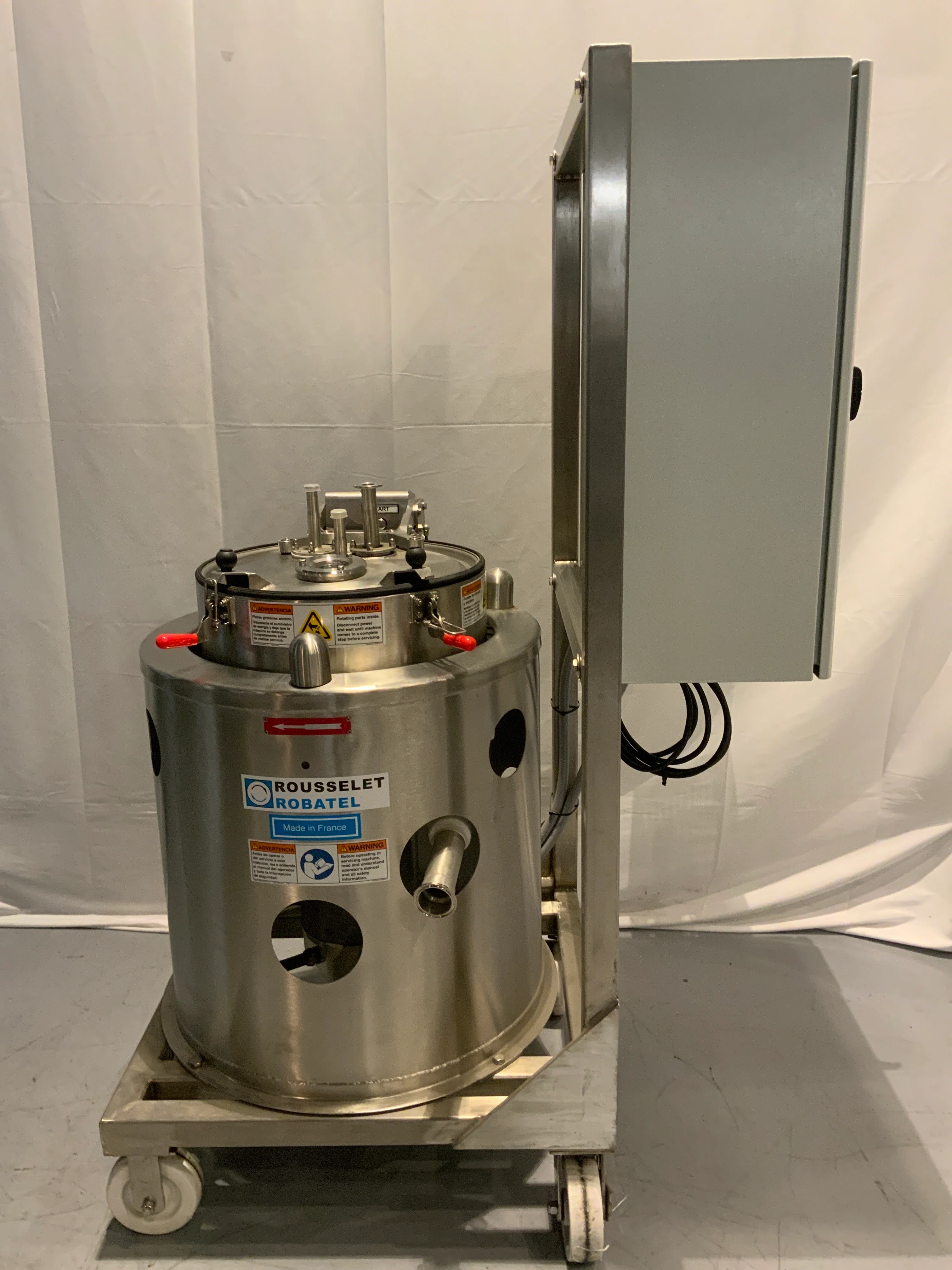 Rousselet Robatel SA 40 VxR Basket Centrifuge W/ Backing Screens & Filter Bags - Image 7