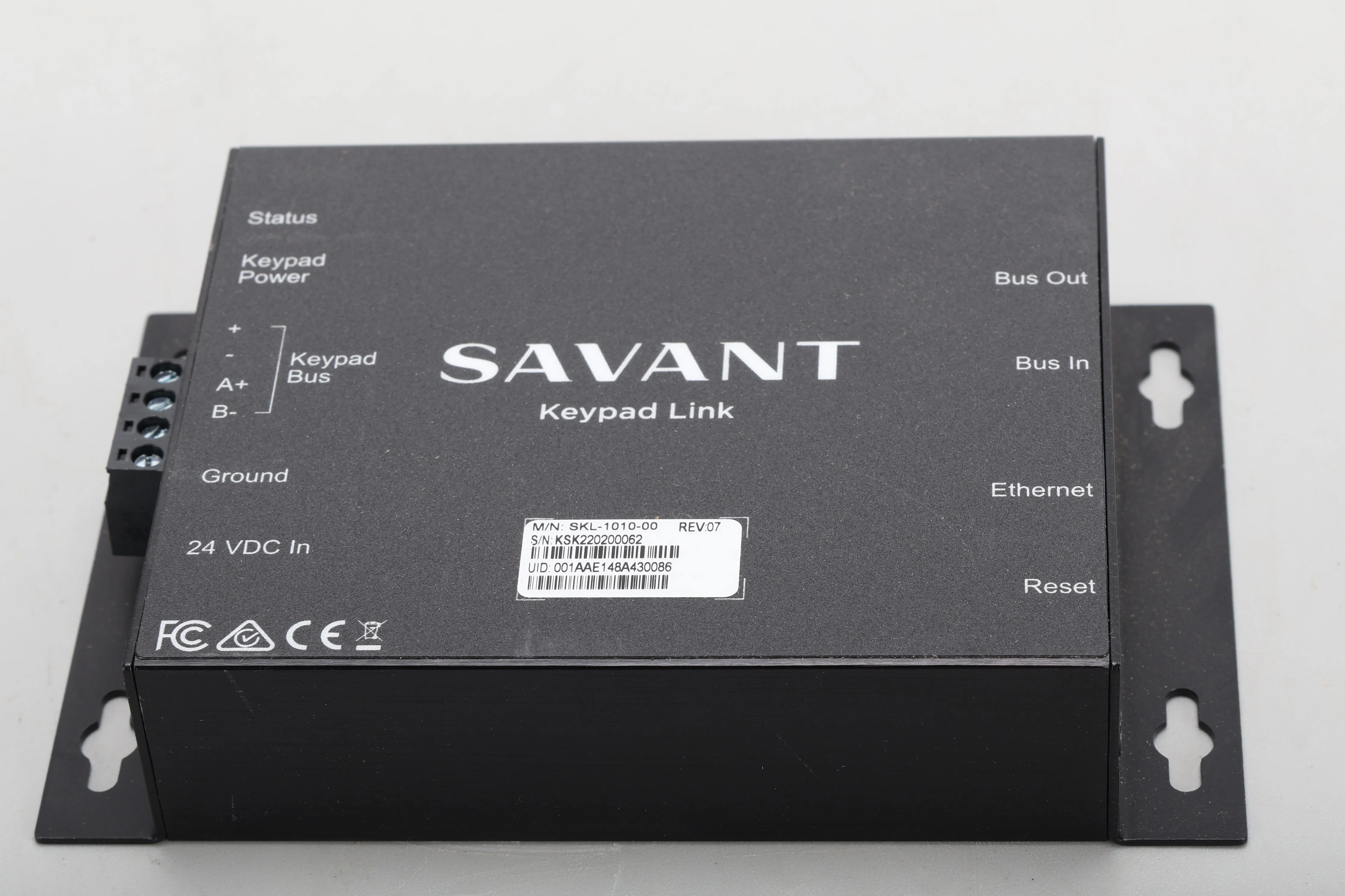 Savant SKL-1010-00 10 Keypad Power & Controller With Power Supply and Cable - Image 3