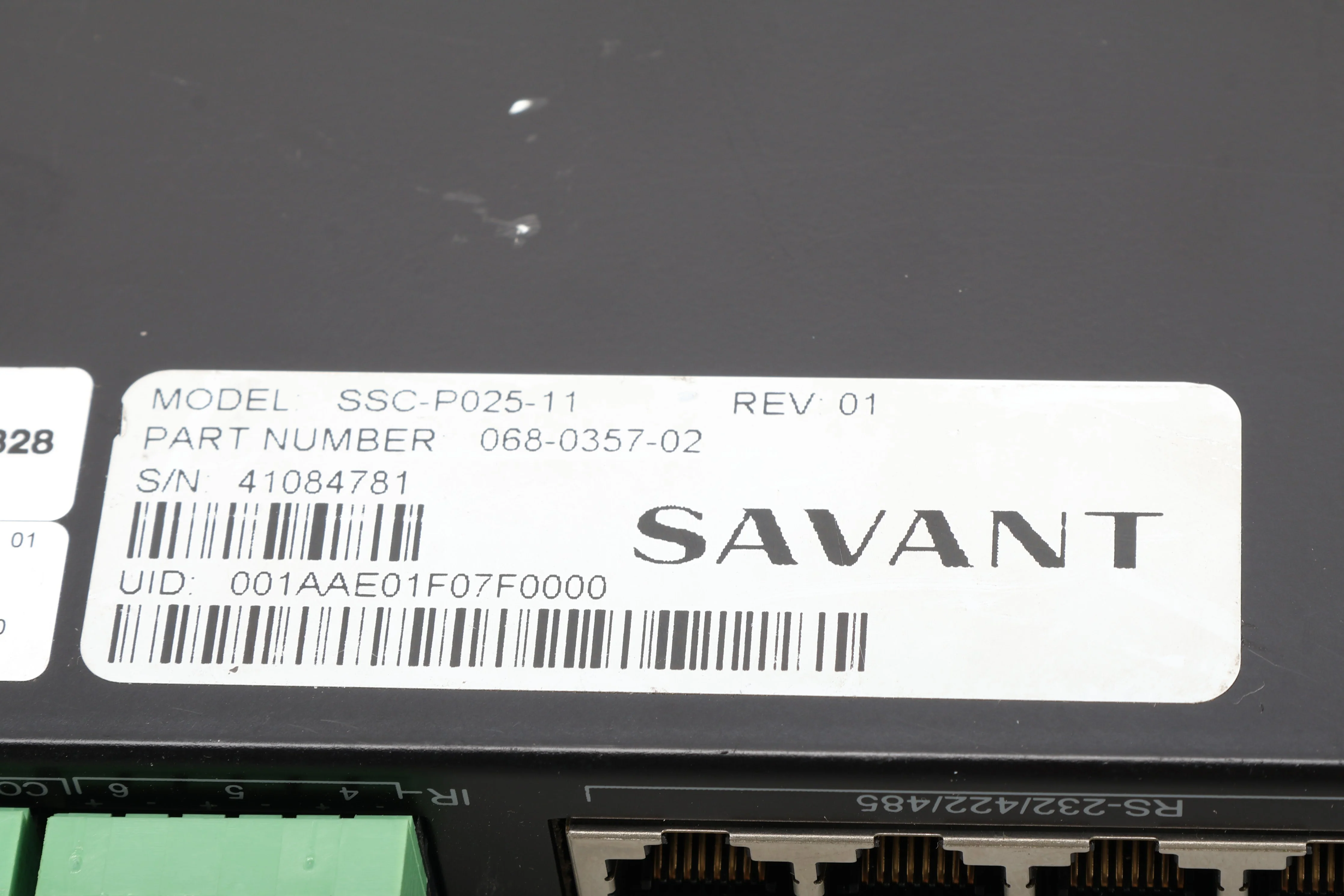 Savant SSC-P025-11 SmartControl 25 Controller 068-0357-02 With Connectors - Image 5