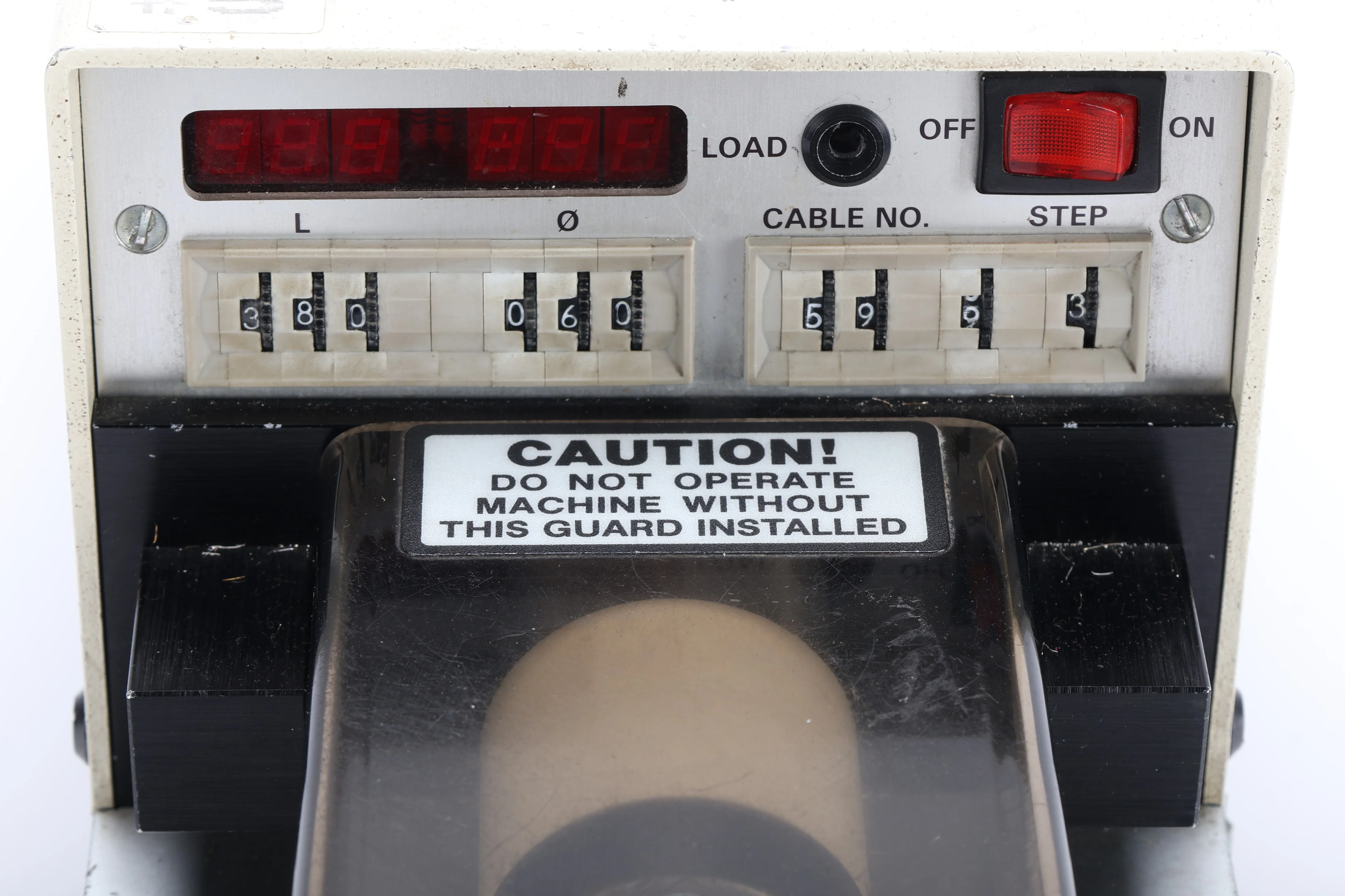 Schleuniger 207 Coax Cable Stripper With AC Power Cable - Fair Condition - Image 2