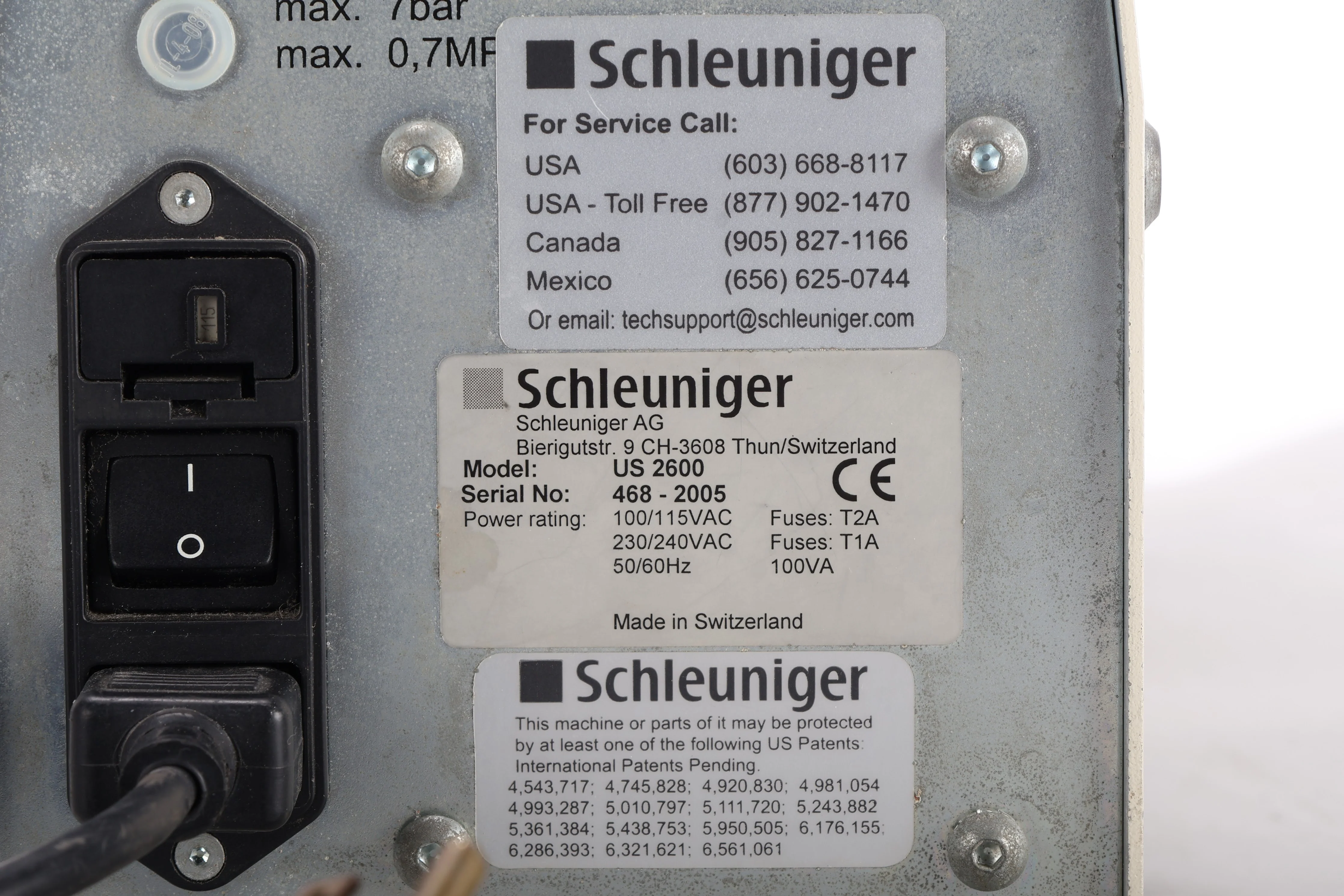 Schleuniger UniStrip 2600 Wire Stripping Machine With Power Cable and Manual - Image 10