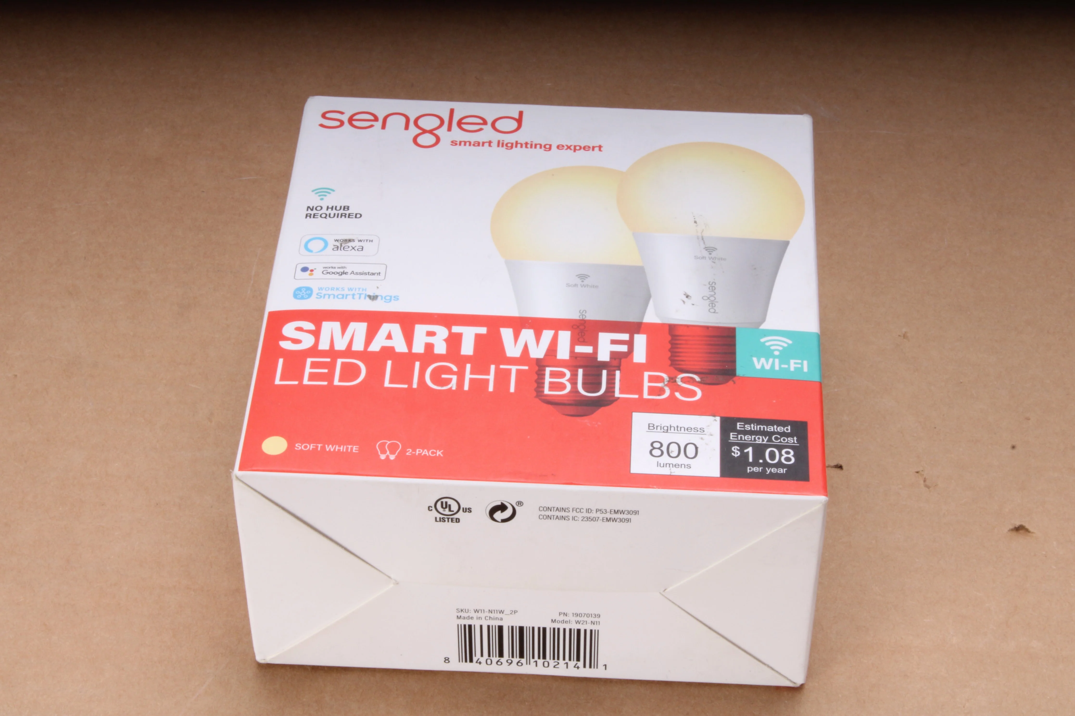 Sengled W21-N11 Smart Wi-Fi LED Light Bulb 2-Pack - Image 3