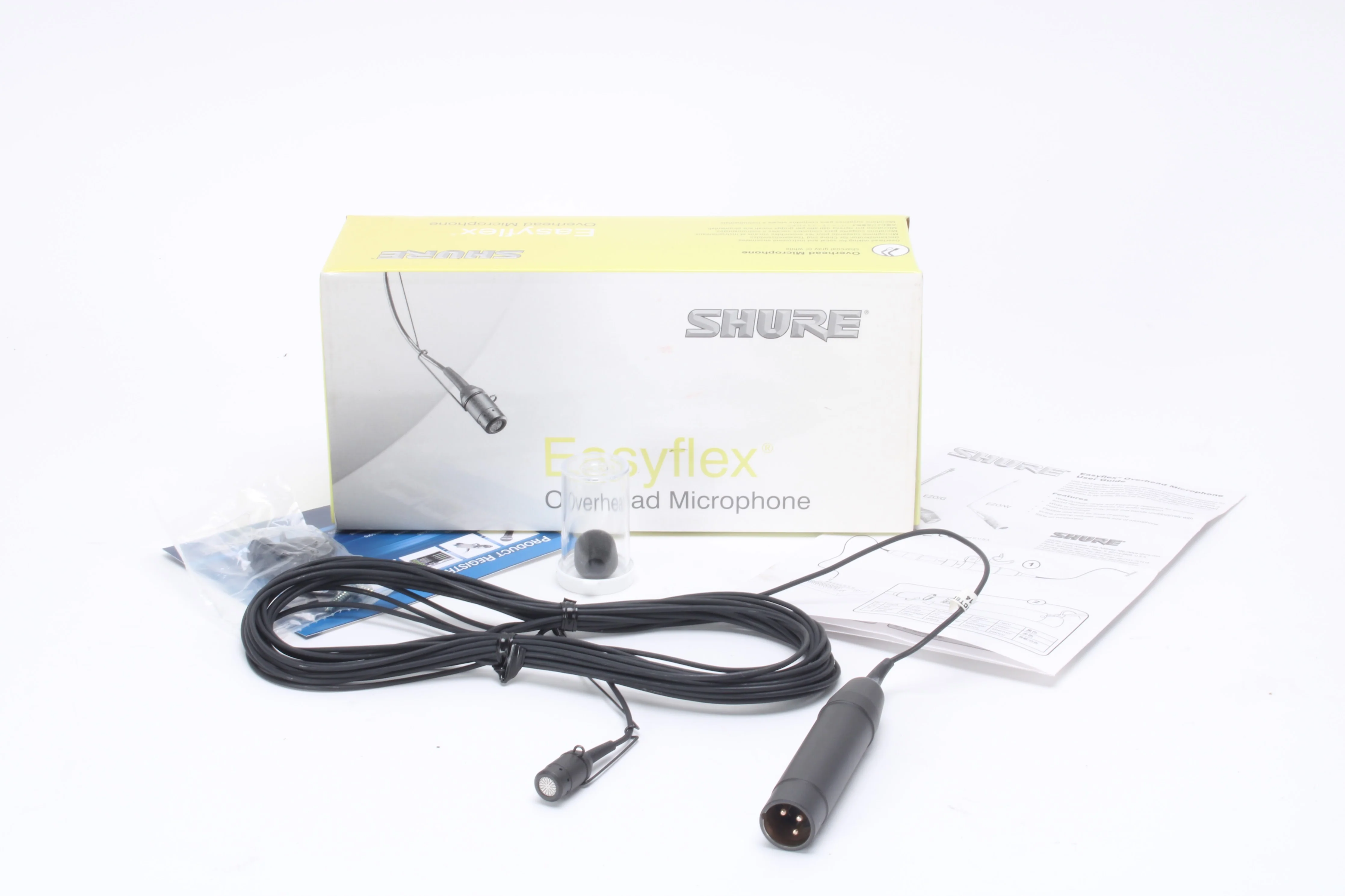 Shure EZO/G Easy Flex Overhead Microphone (Grey) With Accessories