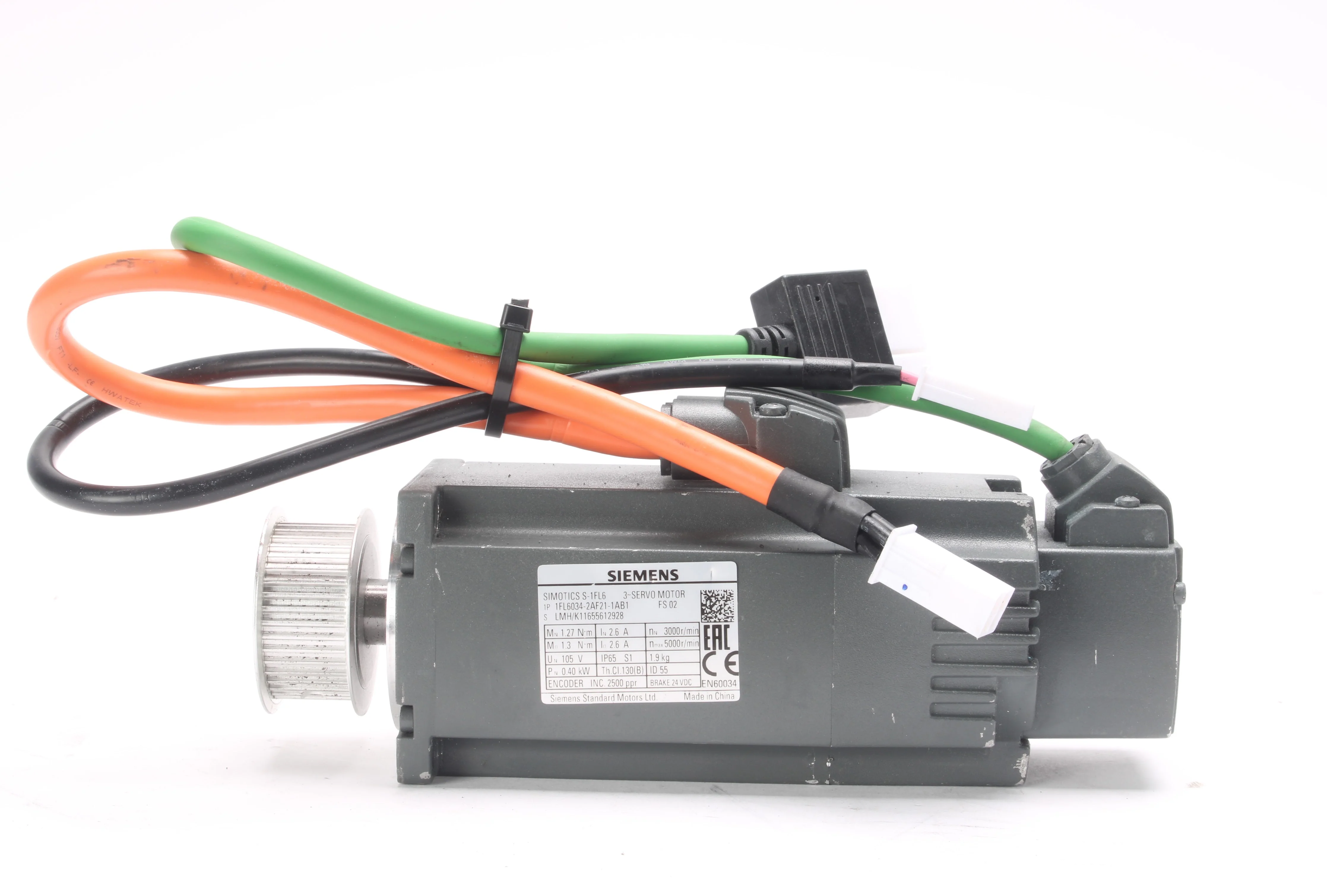 Siemens 1FL6034-2AF21-1AB1 Servo Motor - Image 3
