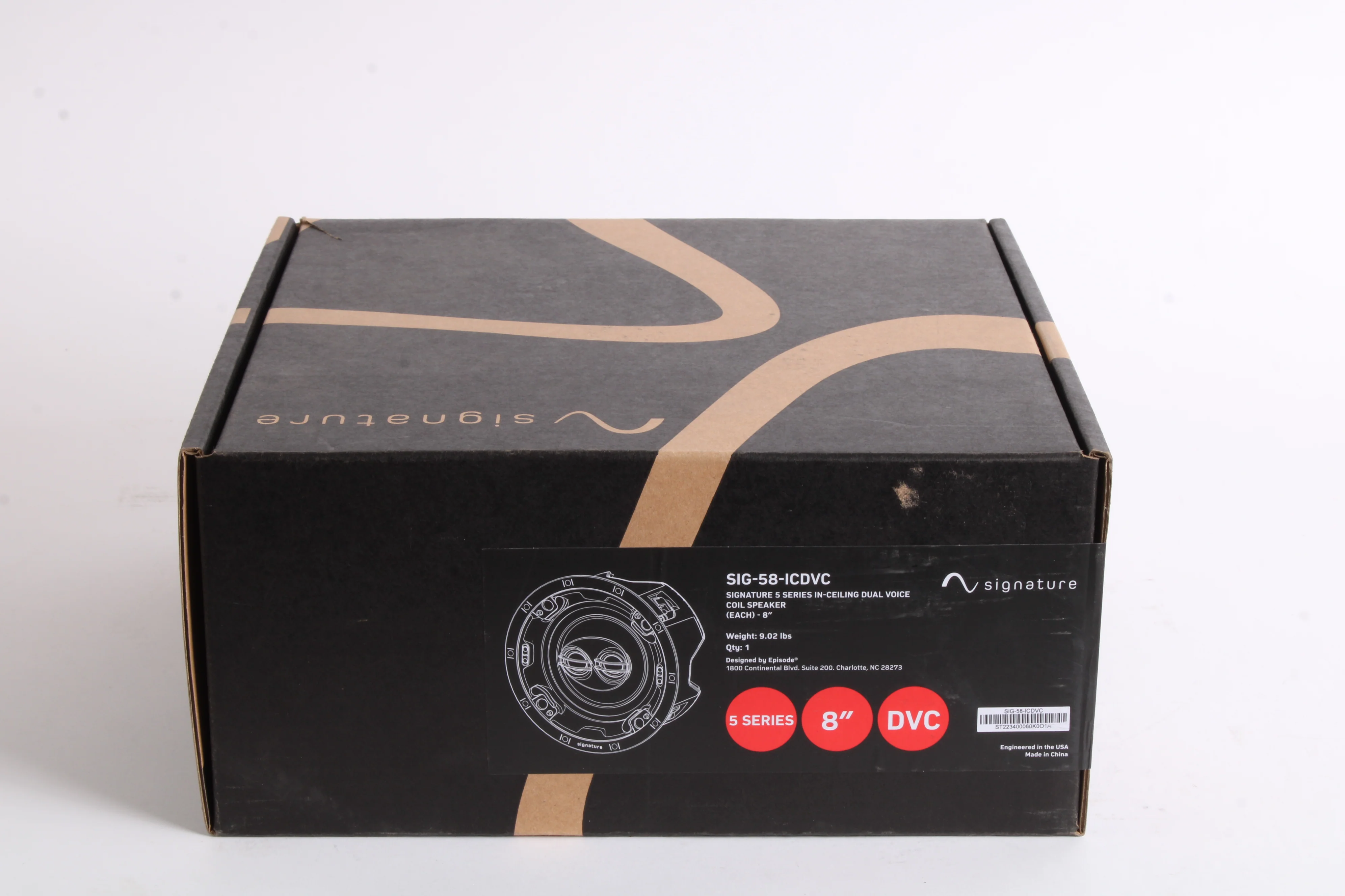Signature SIG-58-ICDVC 5 Series In-Ceiling Dual Voice Coil Speaker 8"(Each) New - Image 2