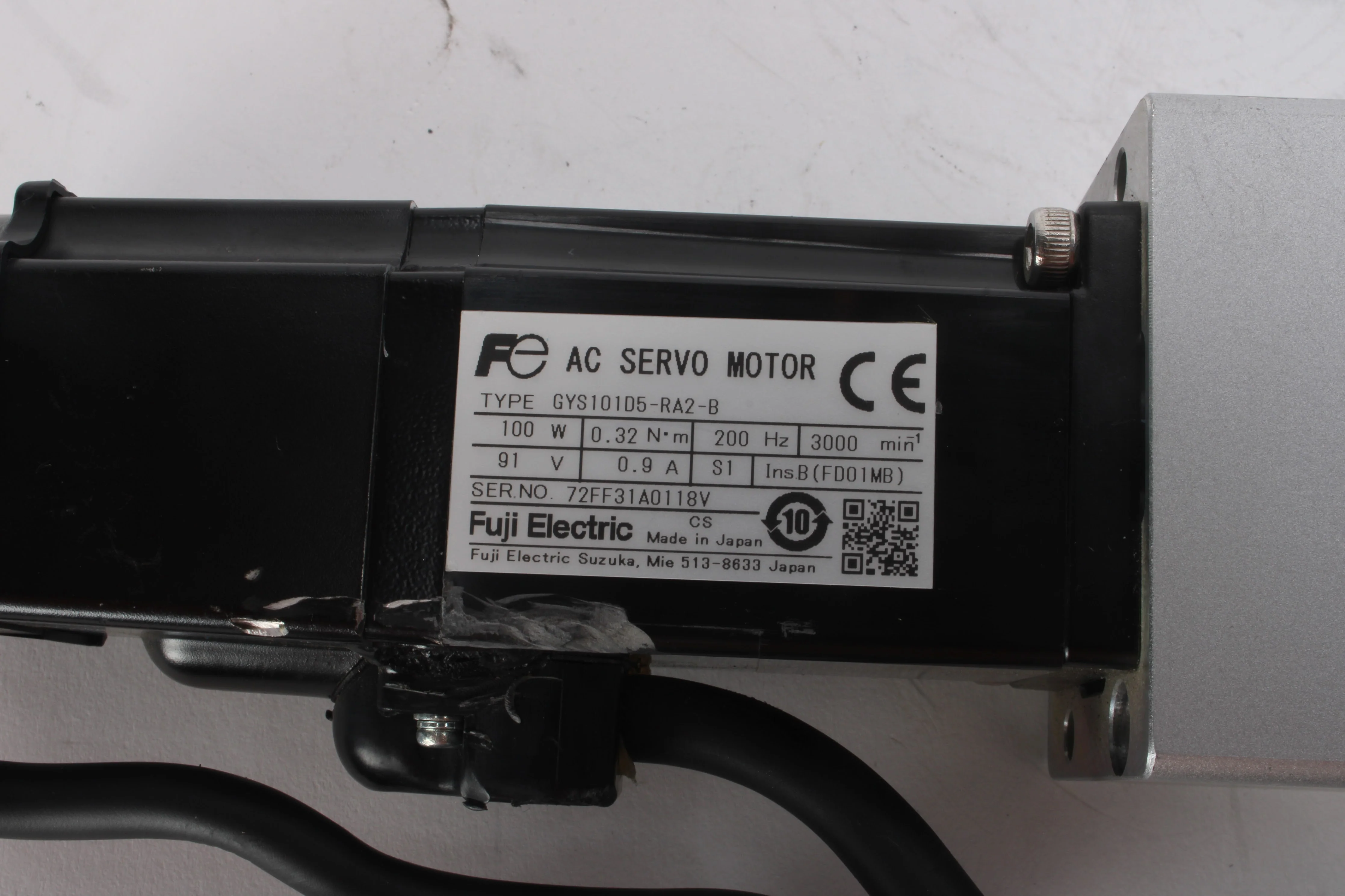 SMC LEFS25ZB-50 Actuator With Fuji Electric SYS101D5-RA2-B AC Servo Motor - Fair - Image 4