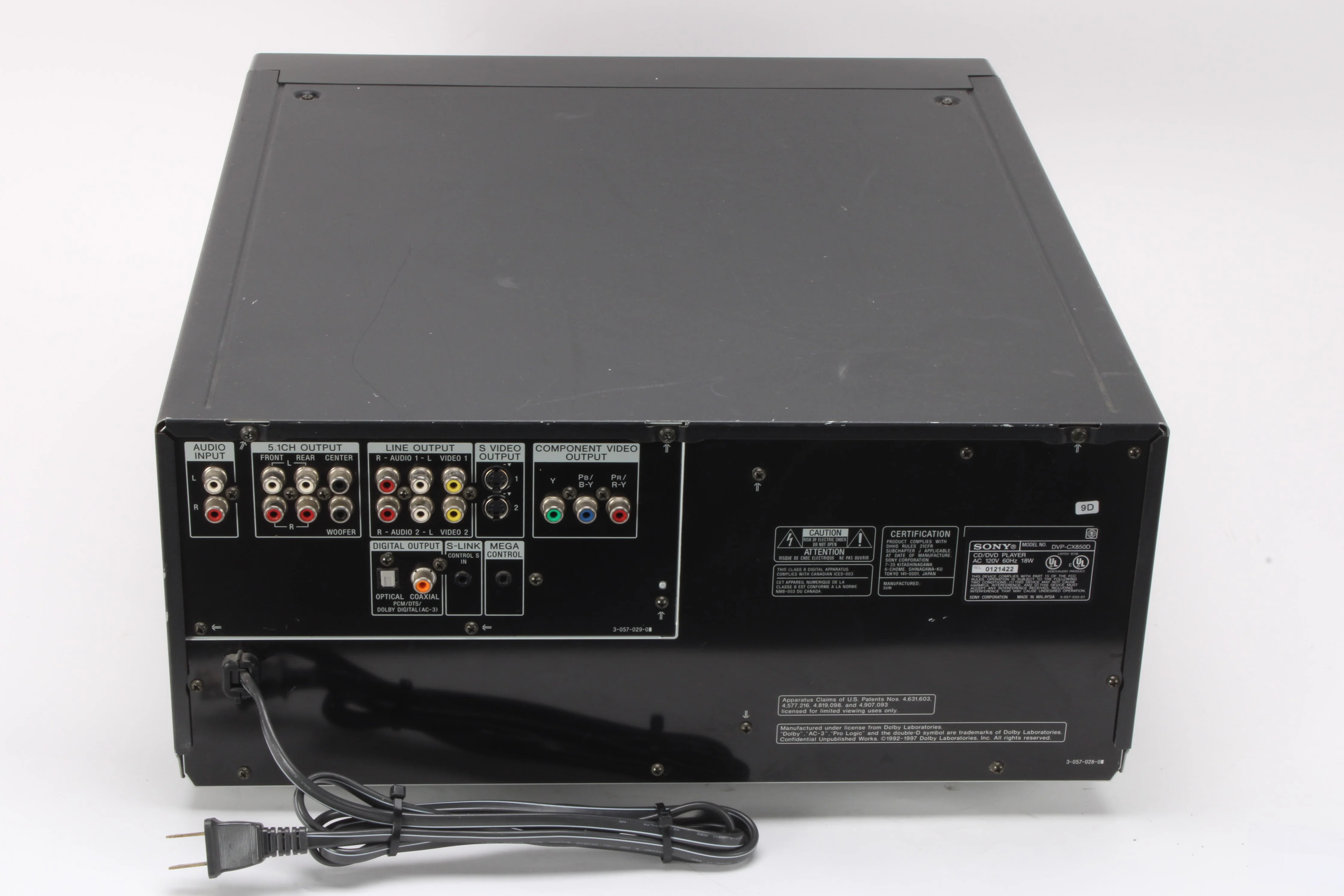 Sony Disc Explorer 200 DVP-CX850D CD/DVD Player - Image 3