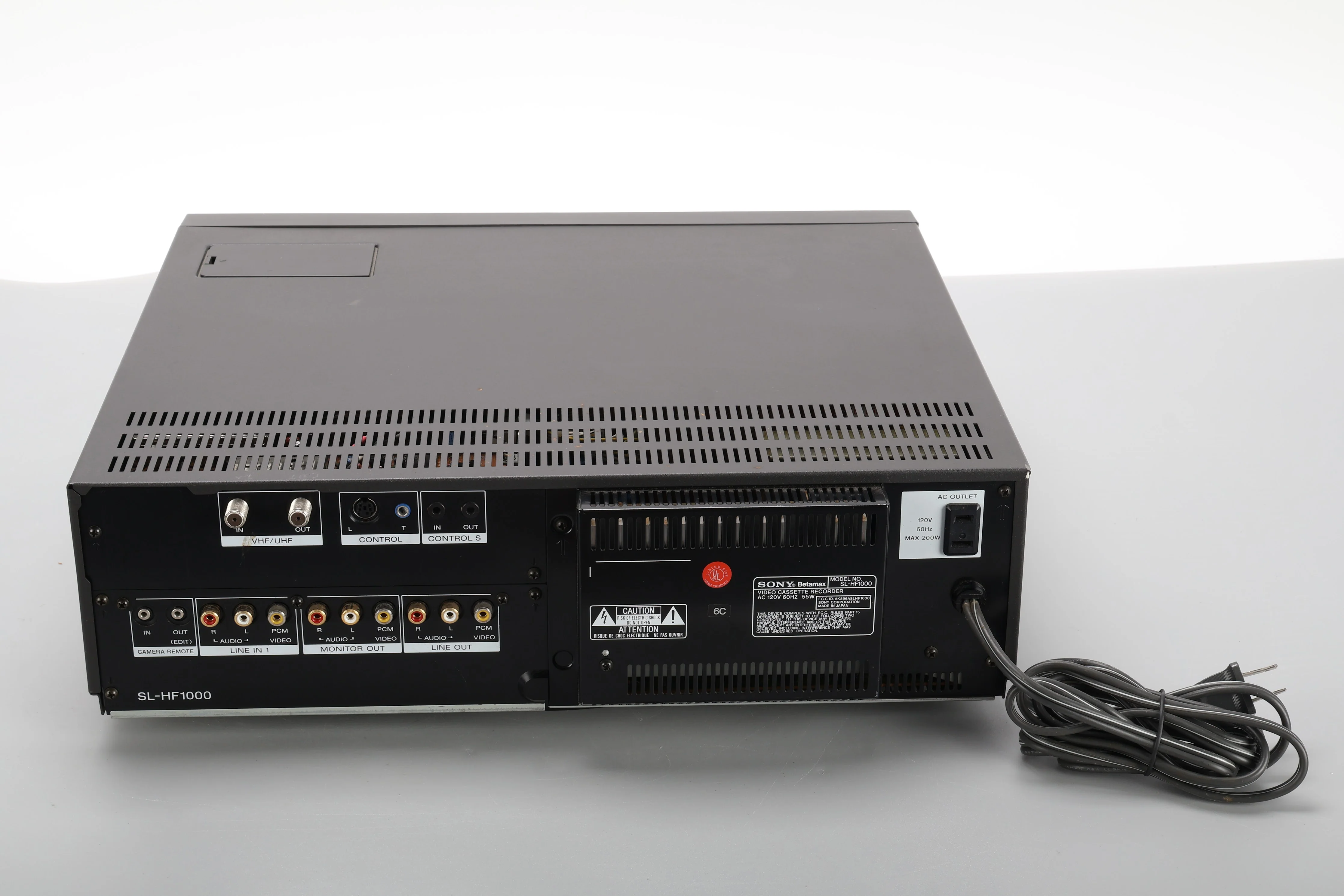 Sony Super Betamax SL-HF1000 Video Cassette Recorder - Image 5