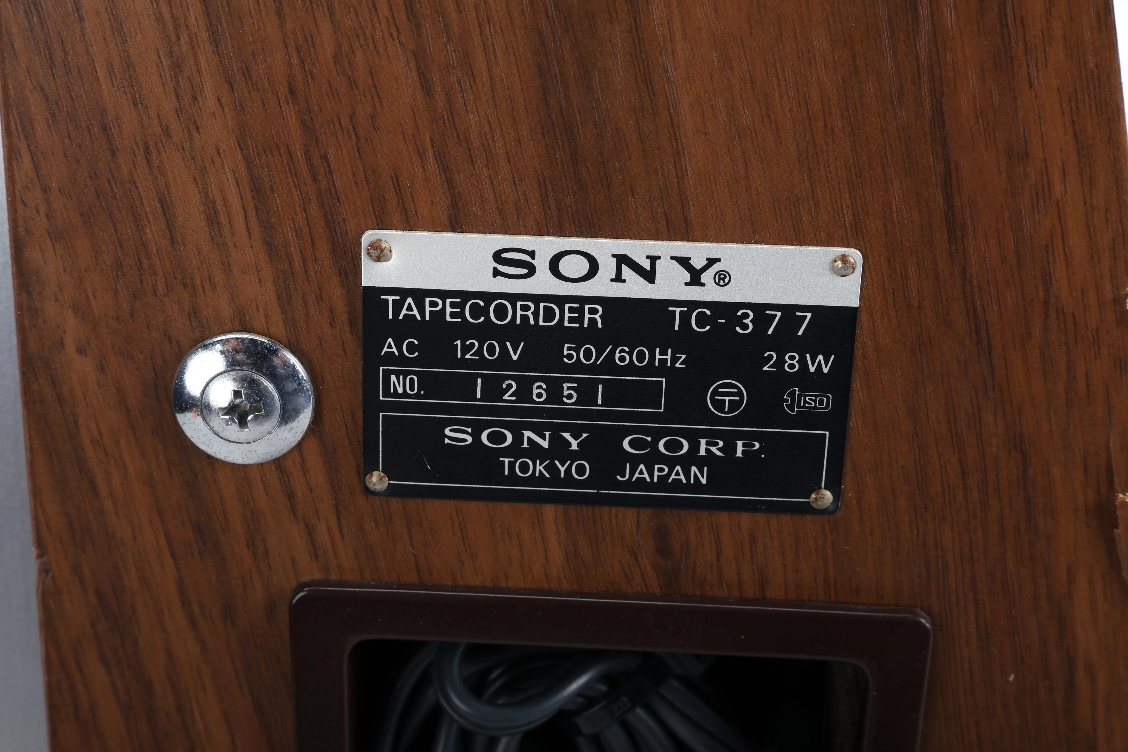 Sony TC-377 Reel-to-Reel Tape Recorder - AS IS For Parts - Image 3