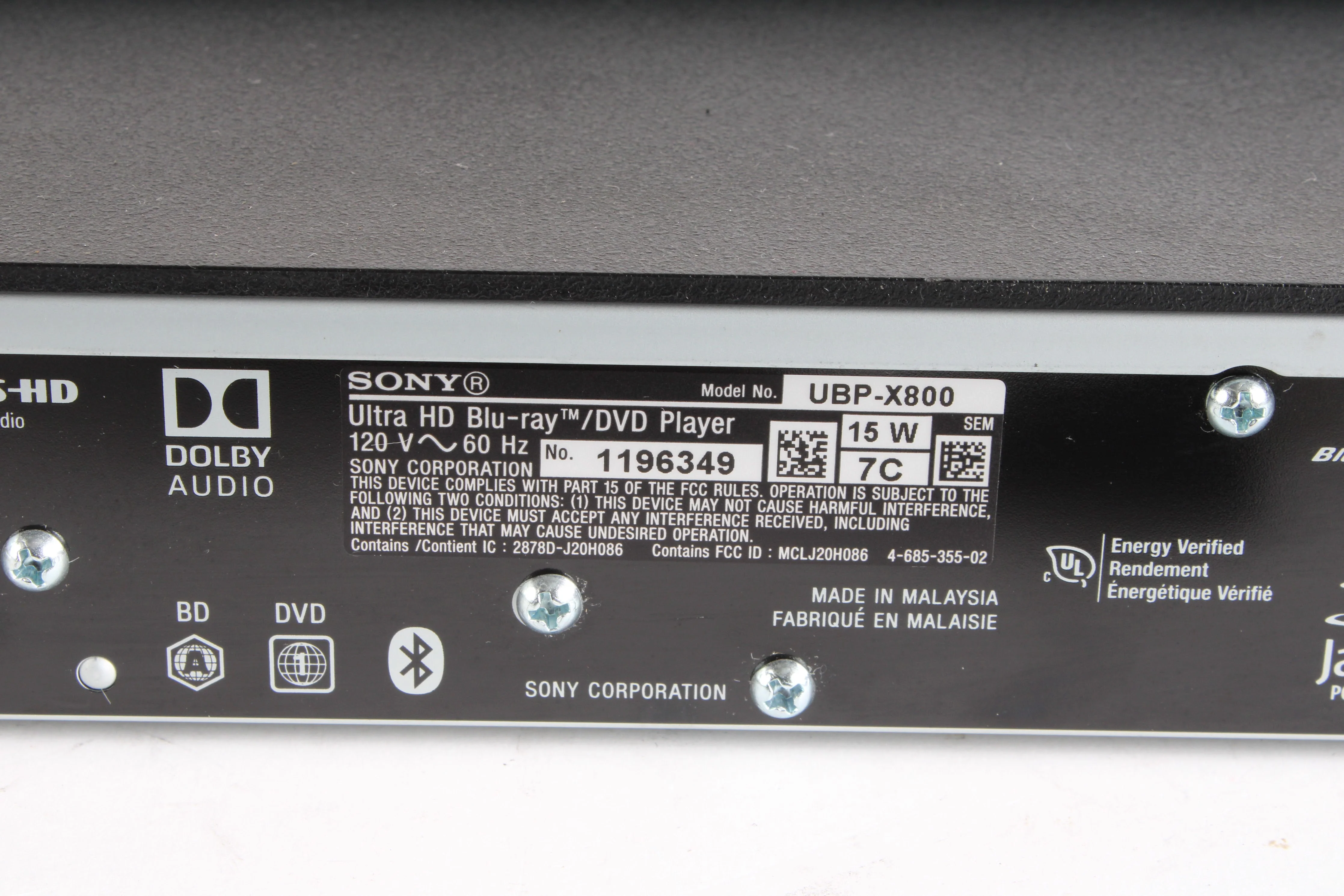 Sony UBP-X800 4K Ultra HD Blu-Ray Player - Image 4