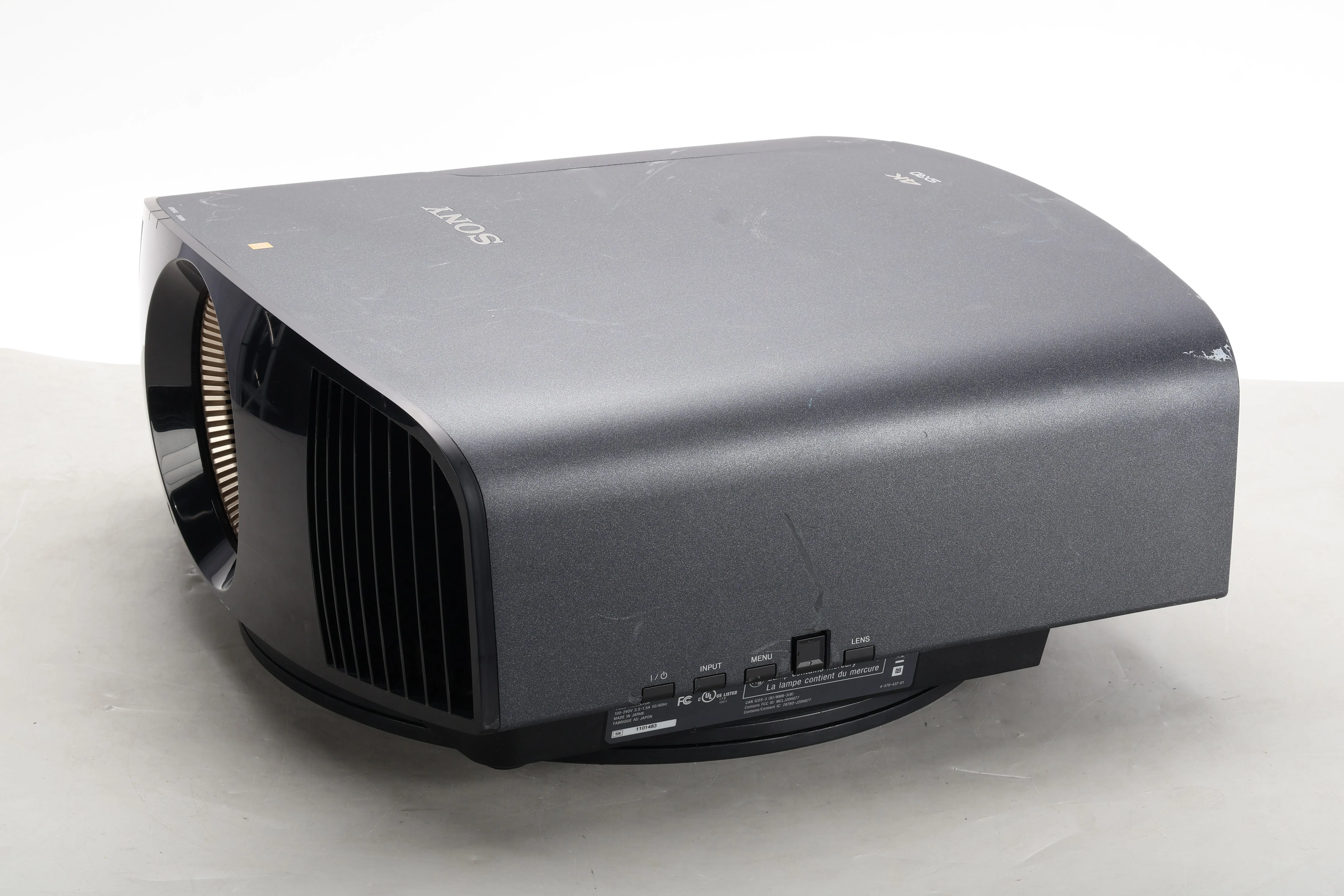 Sony VPL-VW365ES Home Theater Projector - Lamp Hours: 3236 - Fair Condition - Image 3