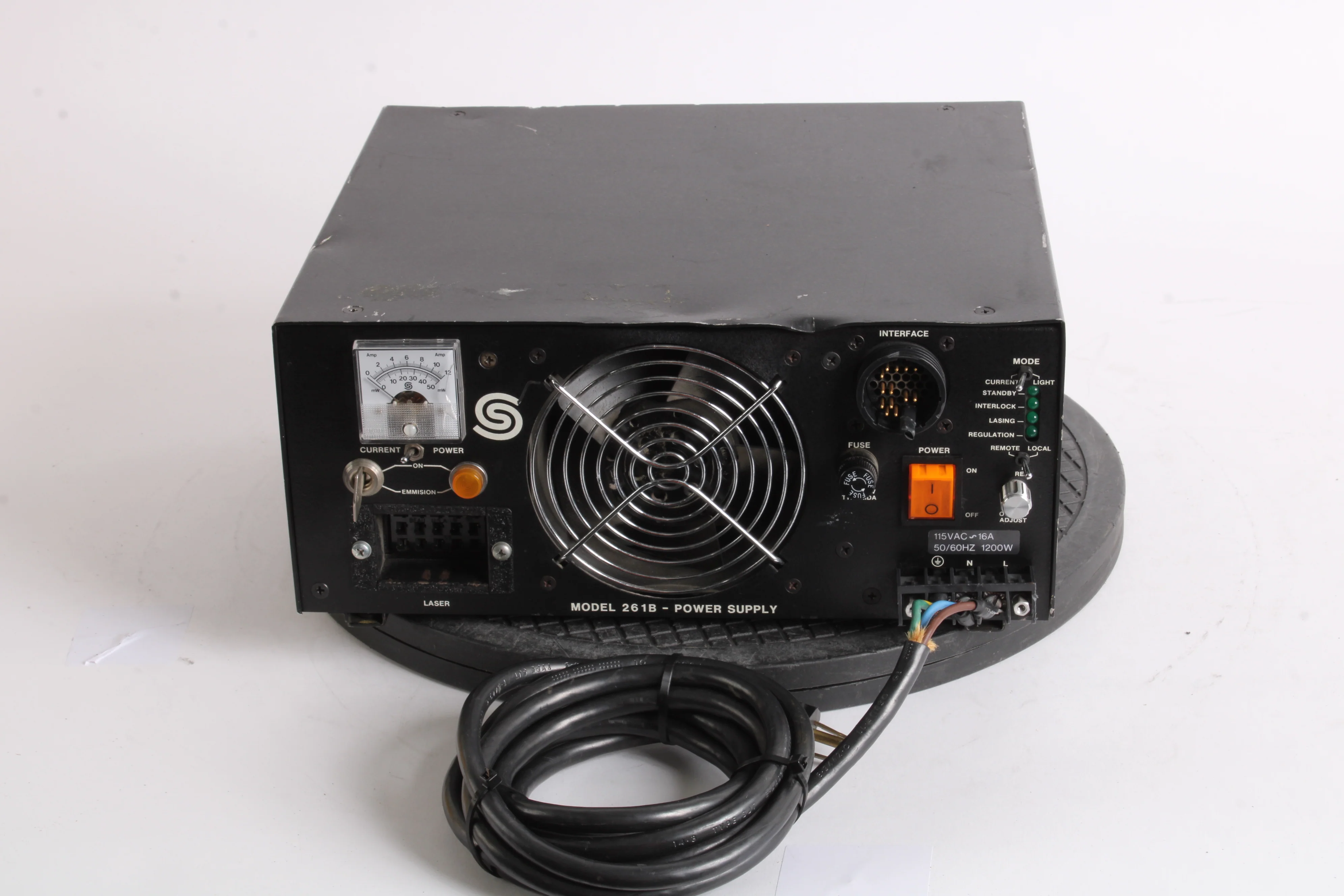 Spectra-Physics 261B-01 Laser Power Supply - AS IS Parts or Repair