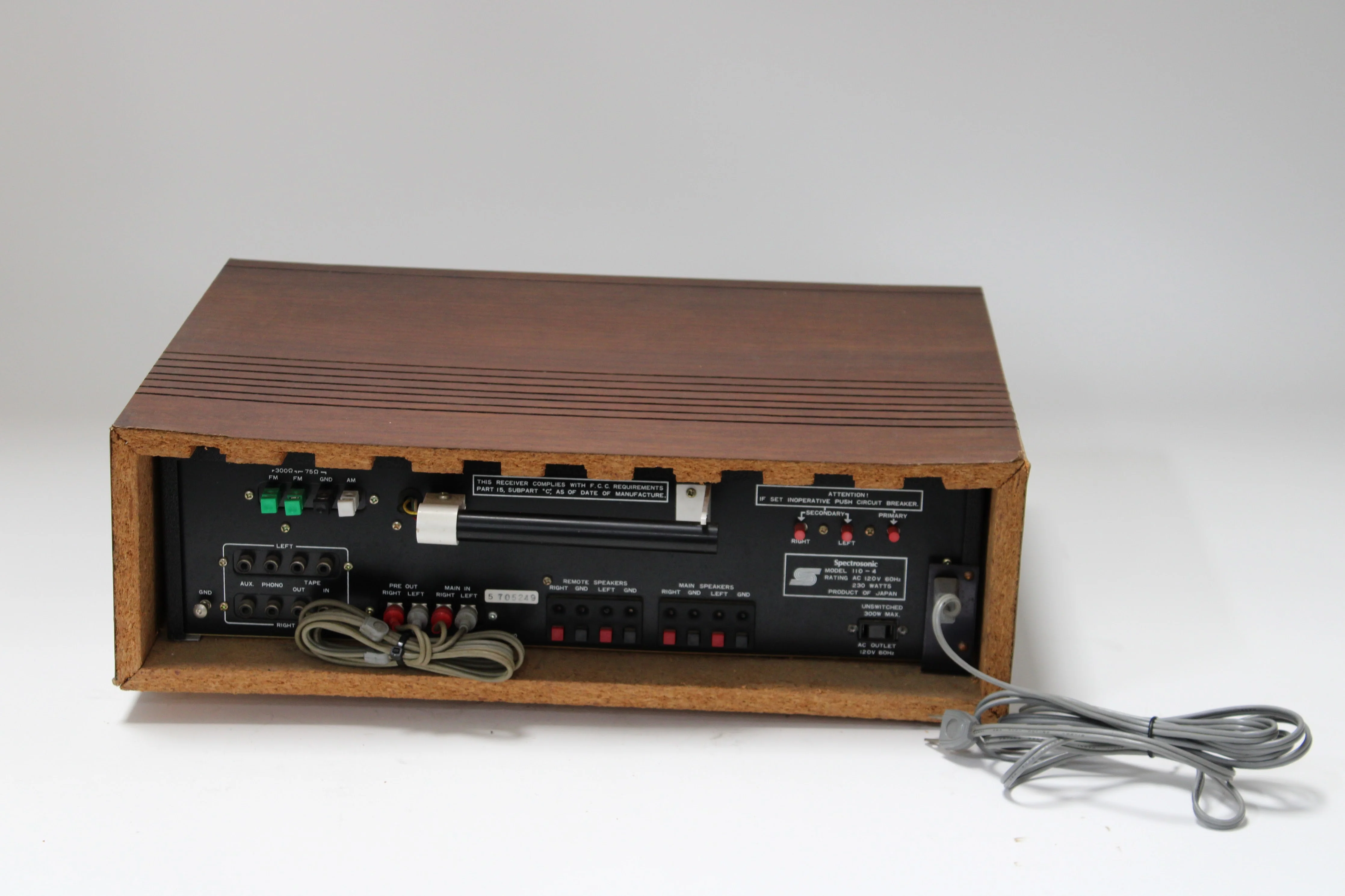 Spectrosonic 110-4 Stereo Receiver - Image 3
