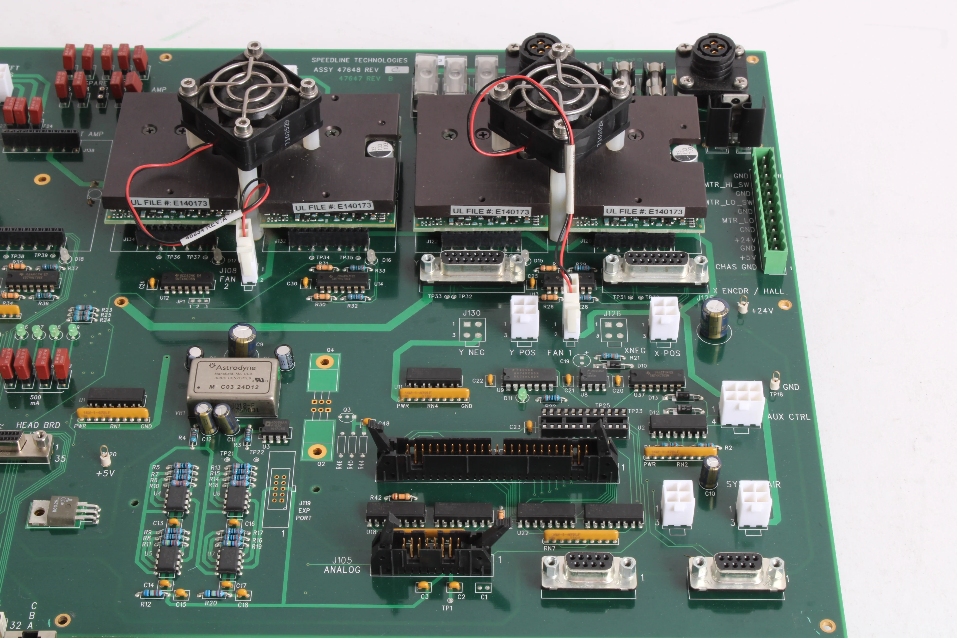 Speedline Technologies Assy 47648 Rev C / JE0483 / 47647 Rev B W/ AH-56547 Board - Image 3