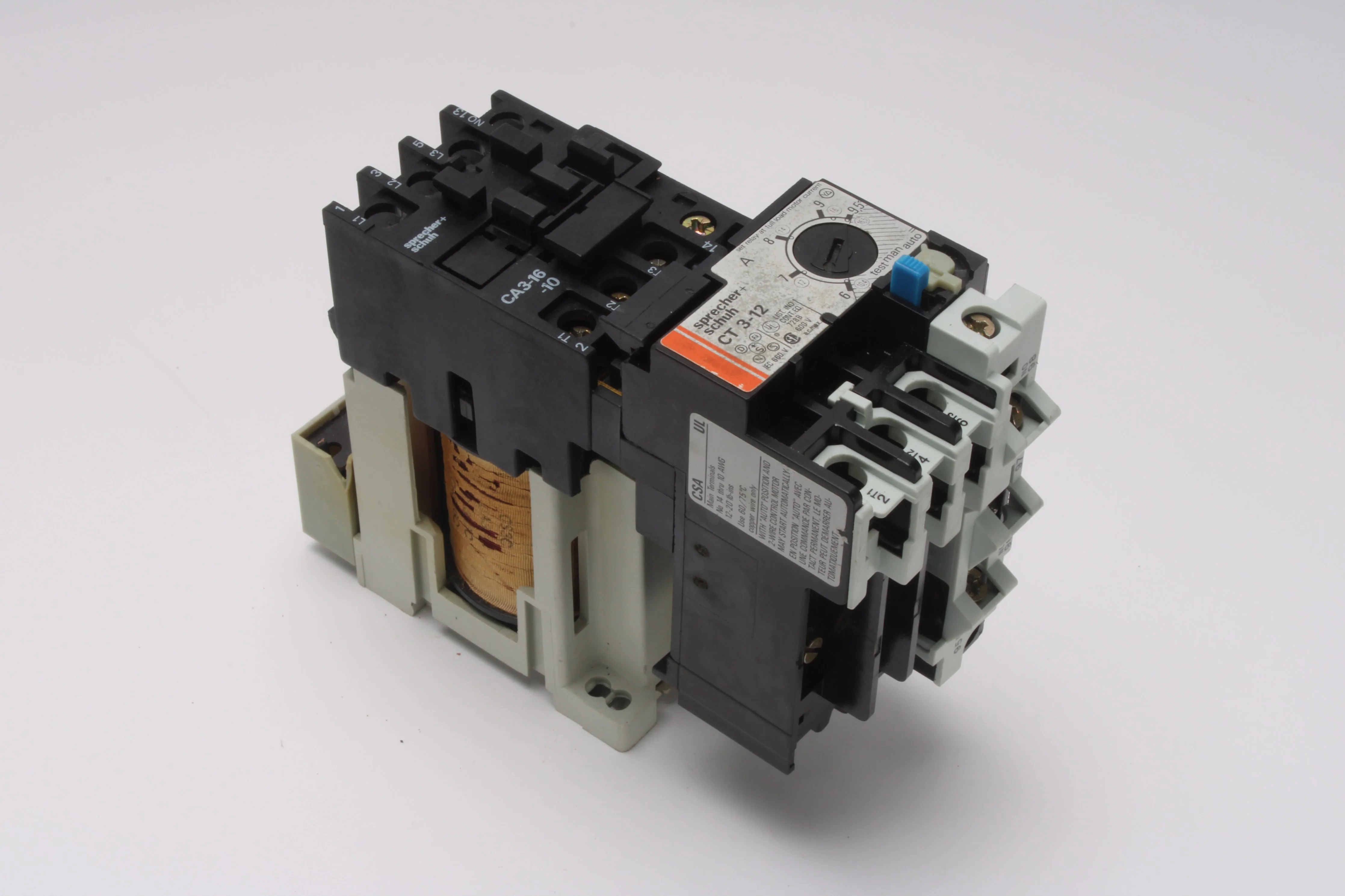 Sprecher + Schuh CT 3-12 With CA3-16-10 and CRD 3 Contactor - Image 4